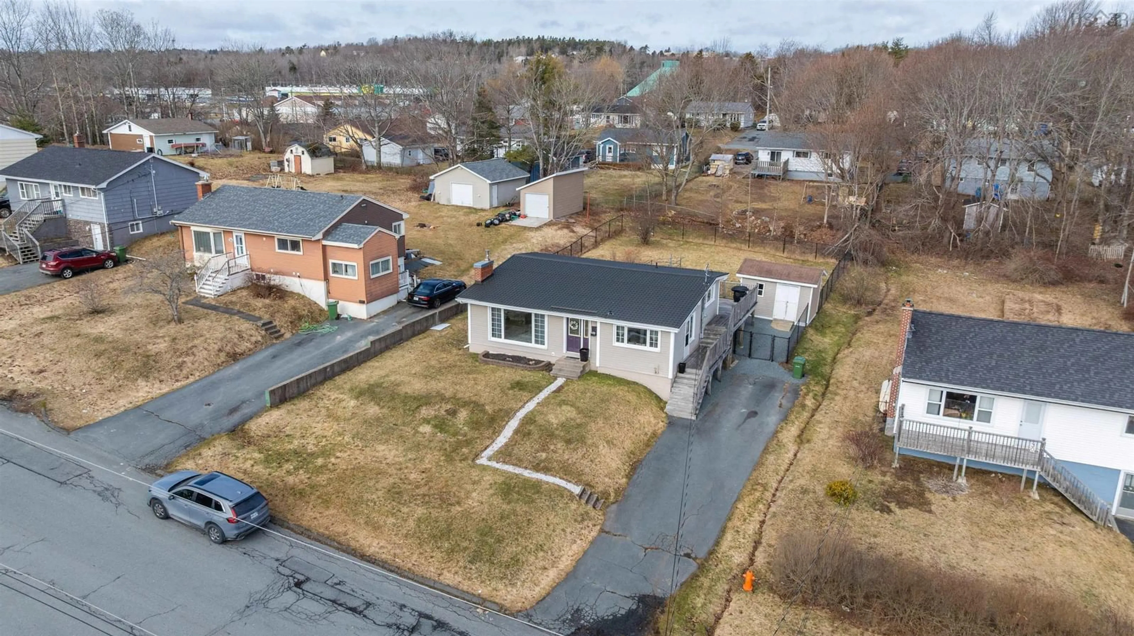 A pic from outside/outdoor area/front of a property/back of a property/a pic from drone, street for 28 Irene Ave, Lower Sackville Nova Scotia B4G 1A5