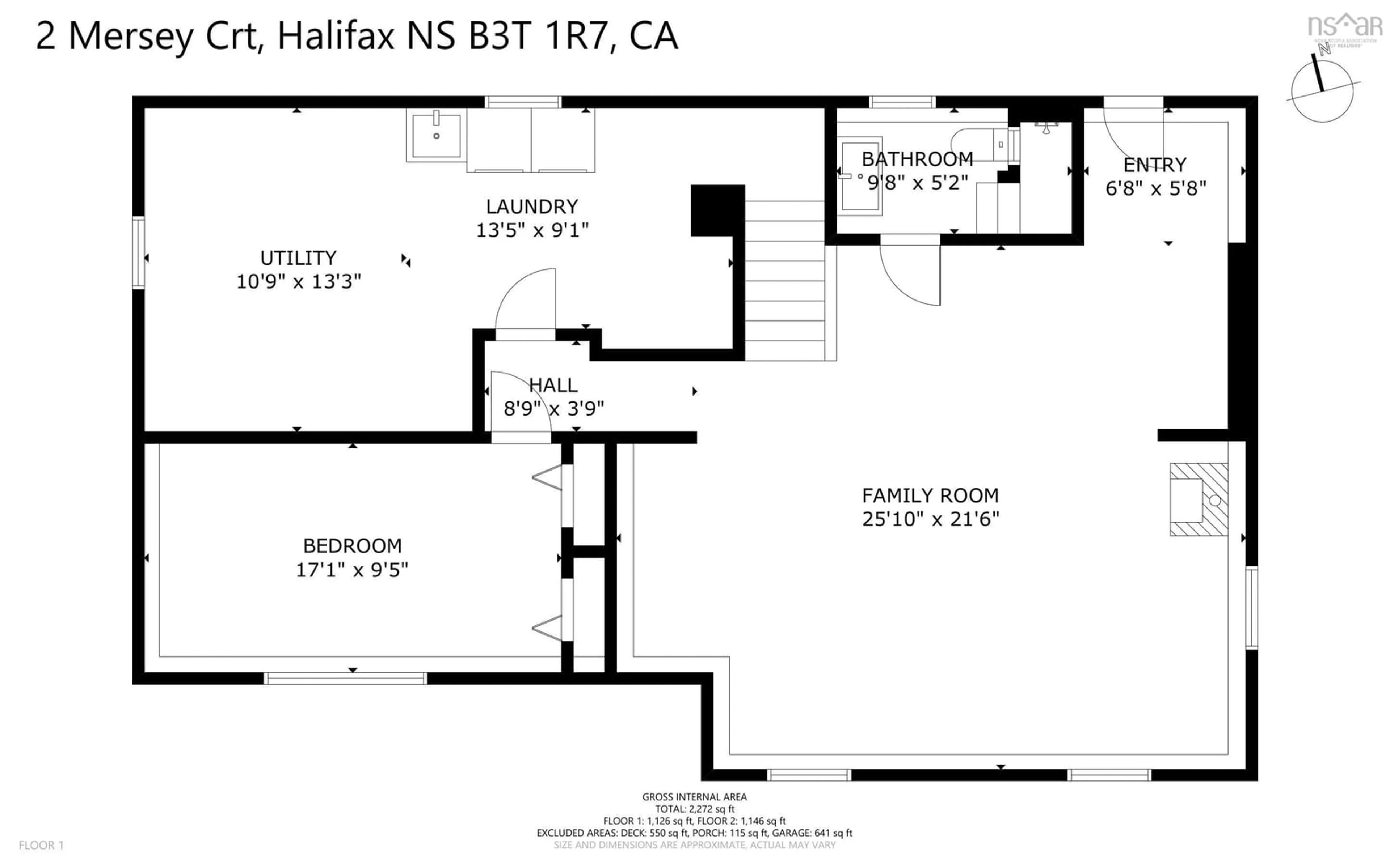 Floor plan for 2 Mersey Crt, Hatchet Lake Nova Scotia B3T 1R7