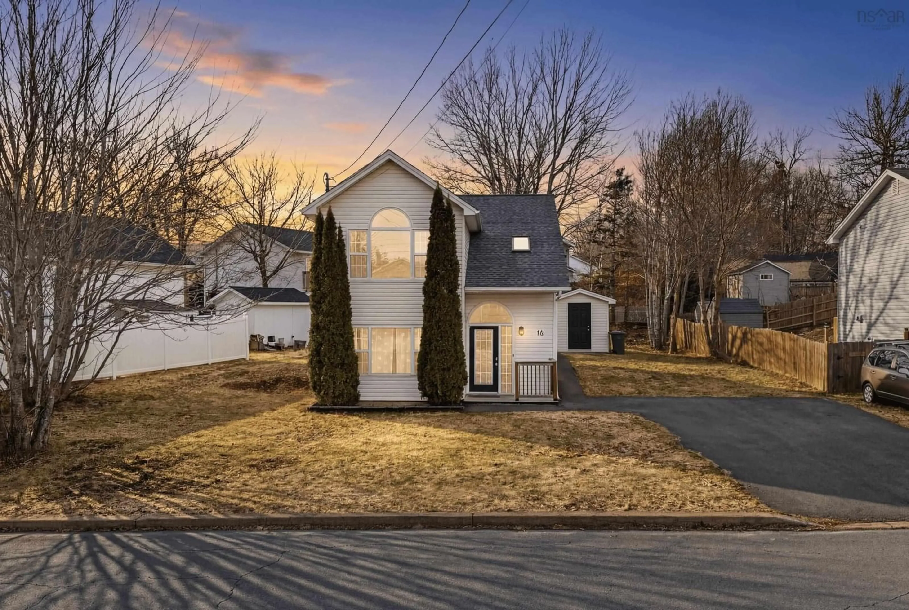 A pic from outside/outdoor area/front of a property/back of a property/a pic from drone, street for 14 Bucheron Cres, Sackville Nova Scotia B4E 3E6