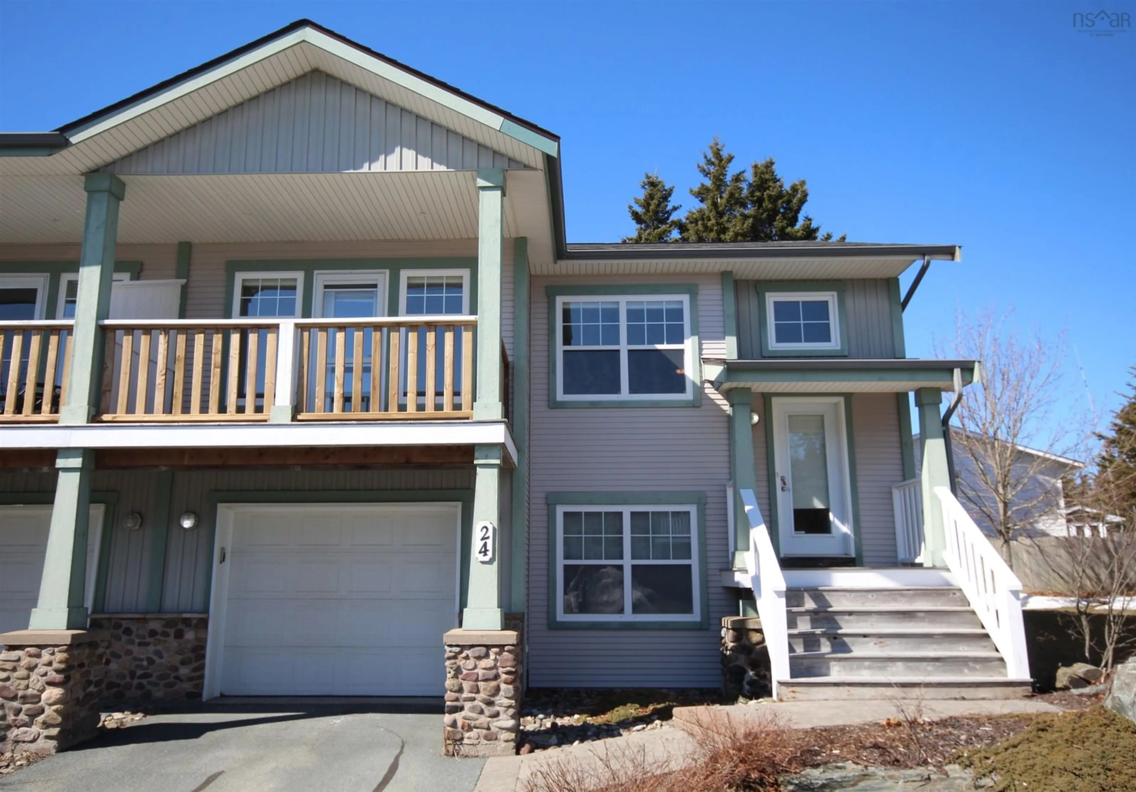 Home with vinyl exterior material, street for 24 Sweetbriar Gate Gate, Eastern Passage Nova Scotia B3G 0A6