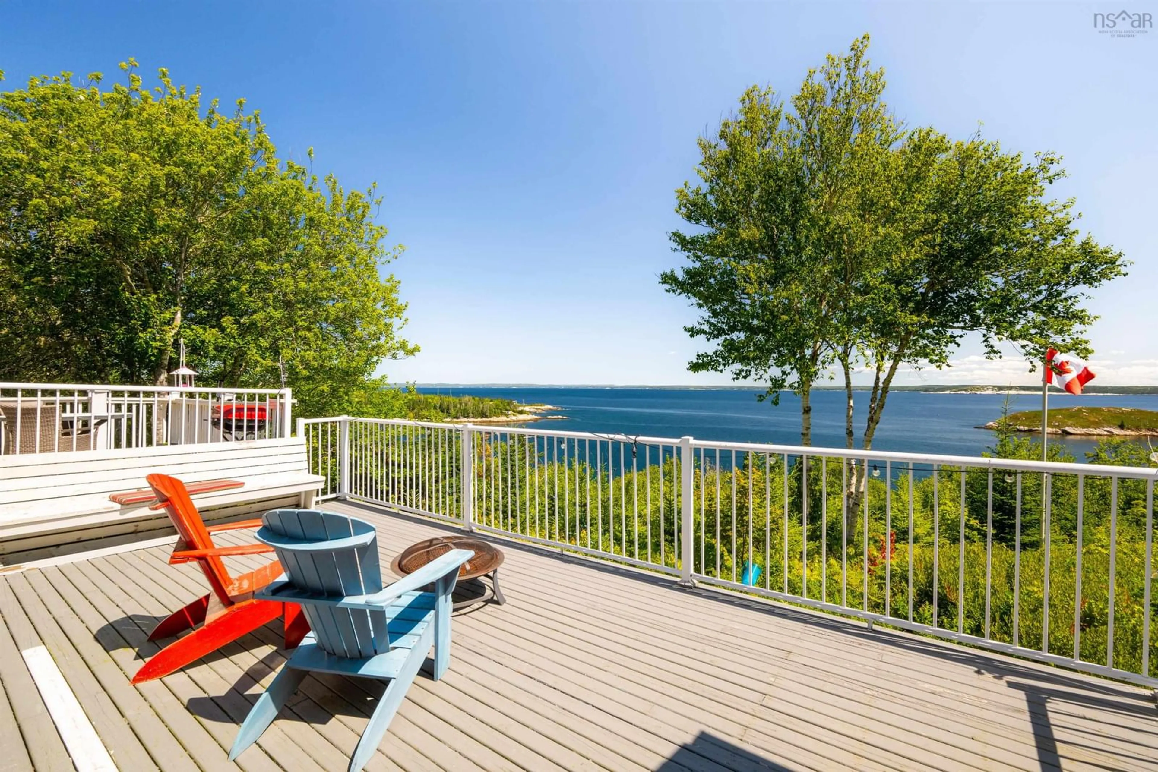 Patio, water/lake/river/ocean view for 45 Southwest Cove Rd, Northwest Cove Nova Scotia B0J 1T0