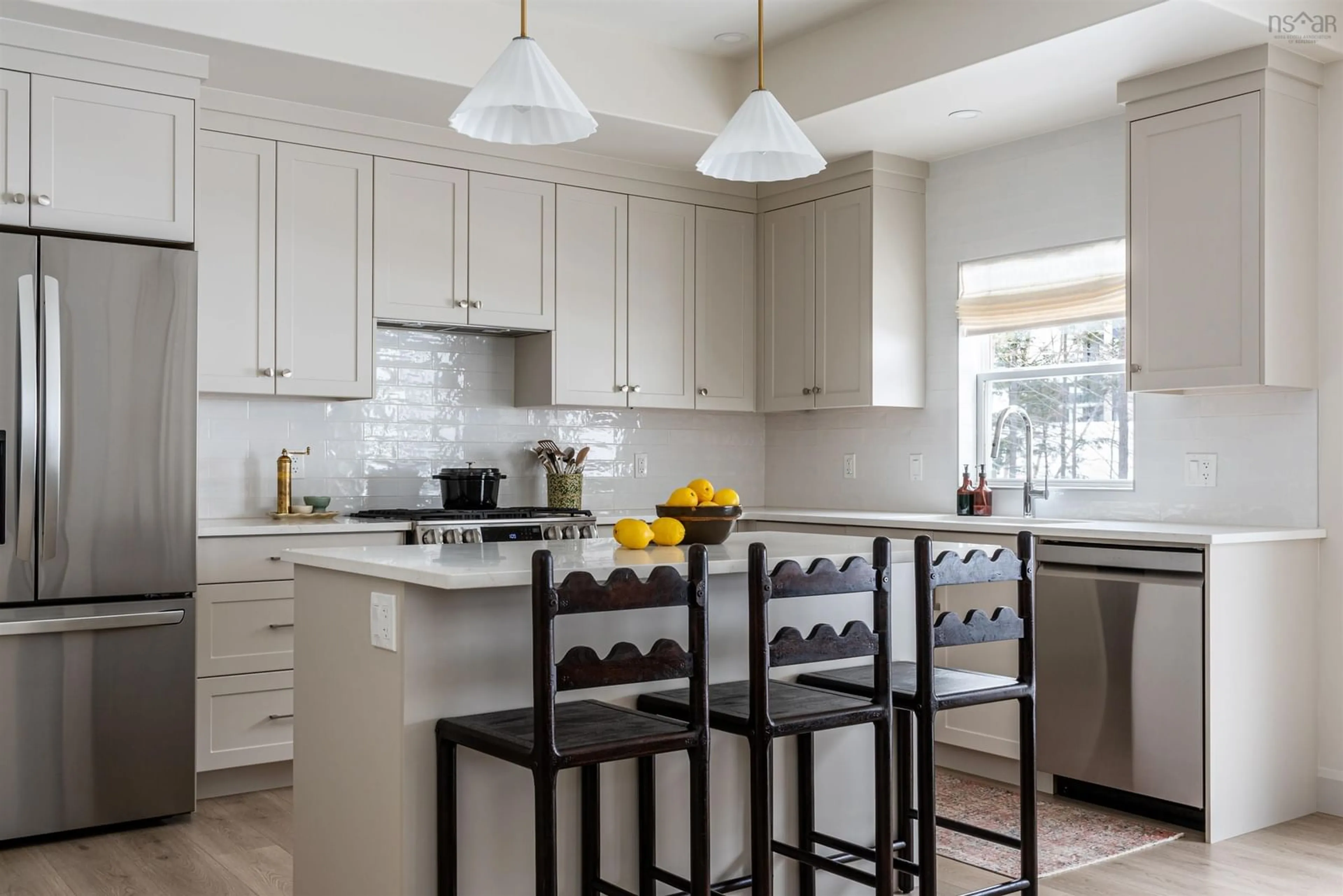 Contemporary kitchen, ceramic/tile floor for 54 Pearlgarden Close, Dartmouth Nova Scotia B2X 0C2