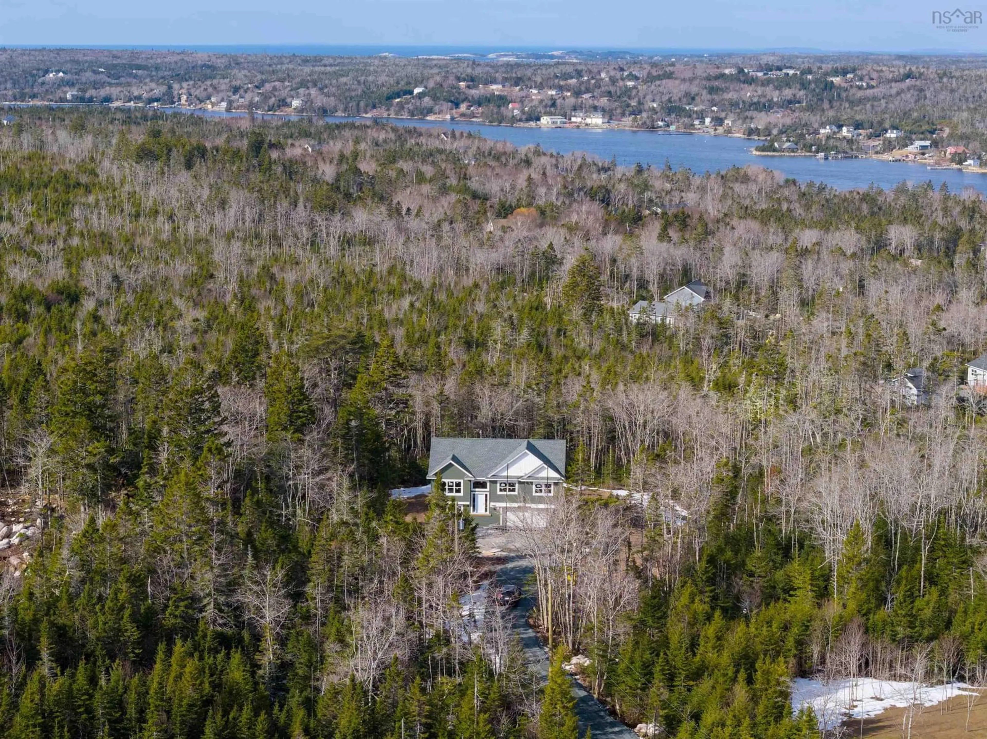 A pic from outside/outdoor area/front of a property/back of a property/a pic from drone, water/lake/river/ocean view for Lot 227 Surf Dr, Whites Lake Nova Scotia B3T 1W8