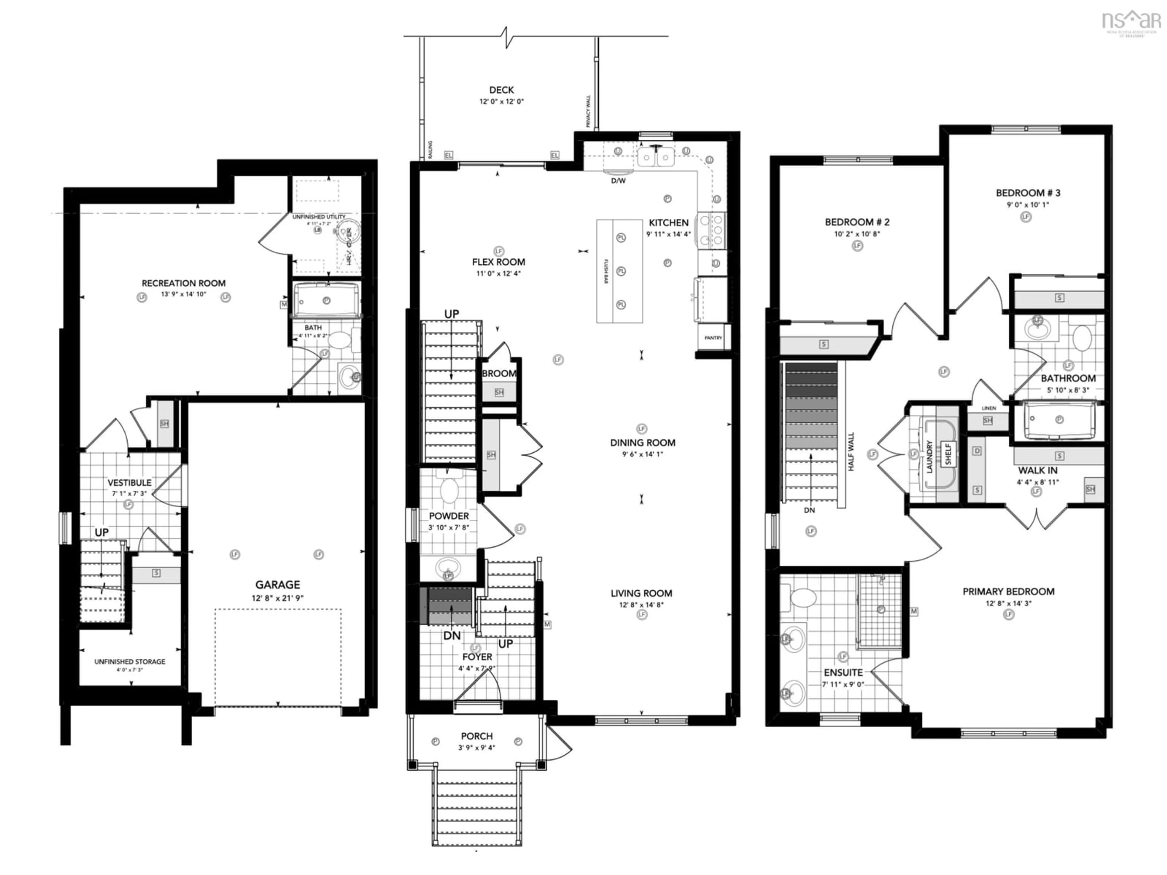 Floor plan for 63 Lew Cres #L042B, Lantz Nova Scotia B2S 0H9