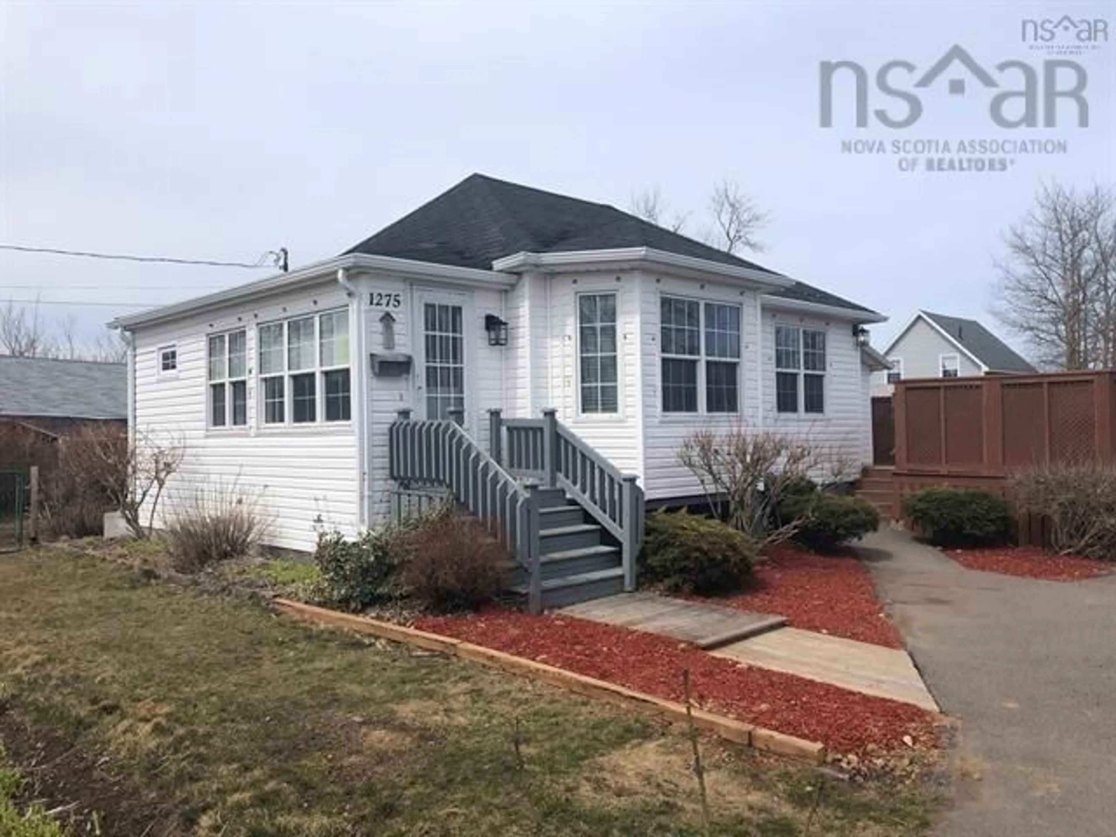 Home with vinyl exterior material, street for 1275 May Street St, Scotchtown Nova Scotia B1H 1E5