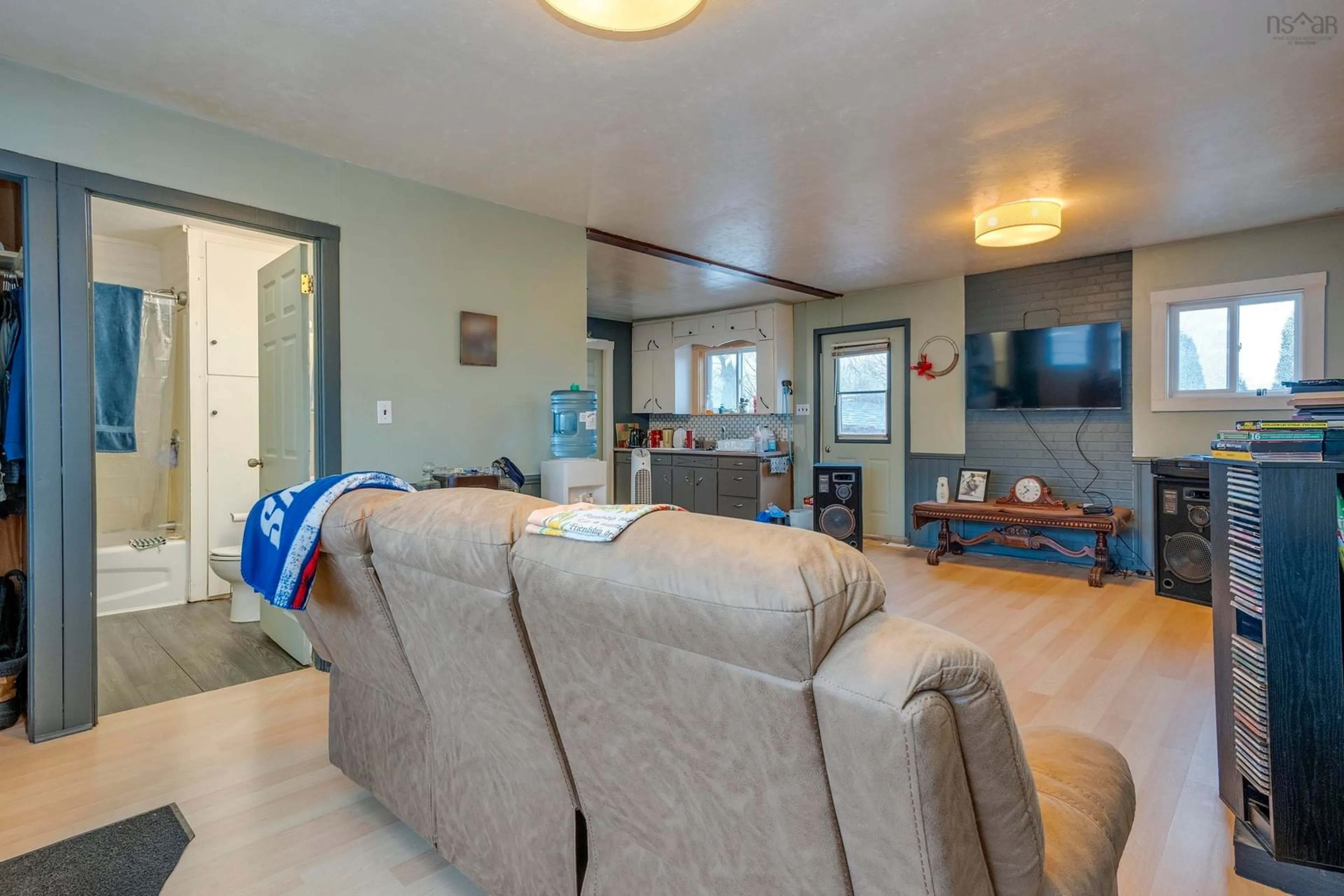 Living room with furniture, unknown for 10014 221 Hwy, Habitant Nova Scotia B0P 1H0