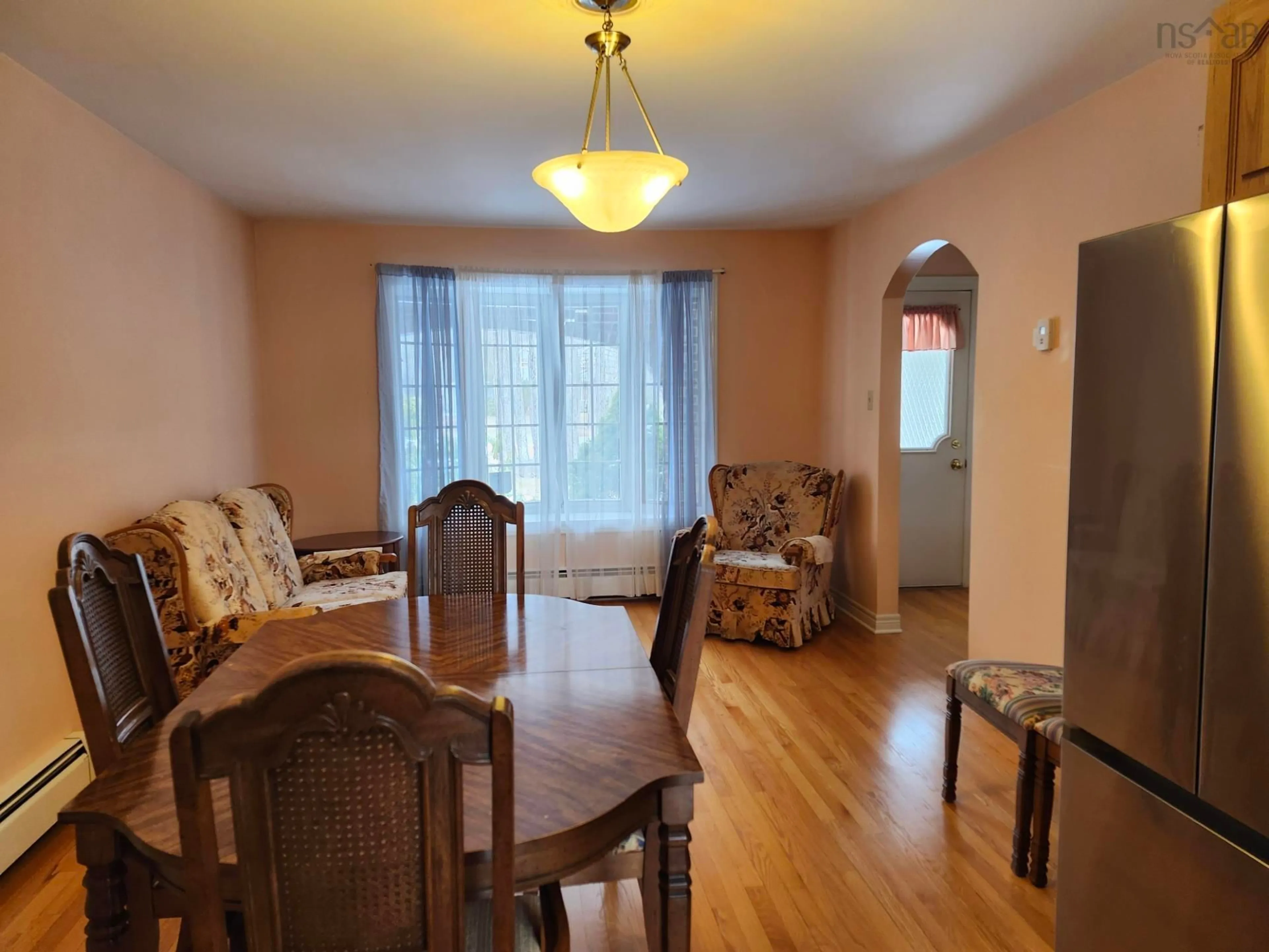 Dining room, wood/laminate floor for 84 Lakeland St, Beaver Bank Nova Scotia B4G 1A5