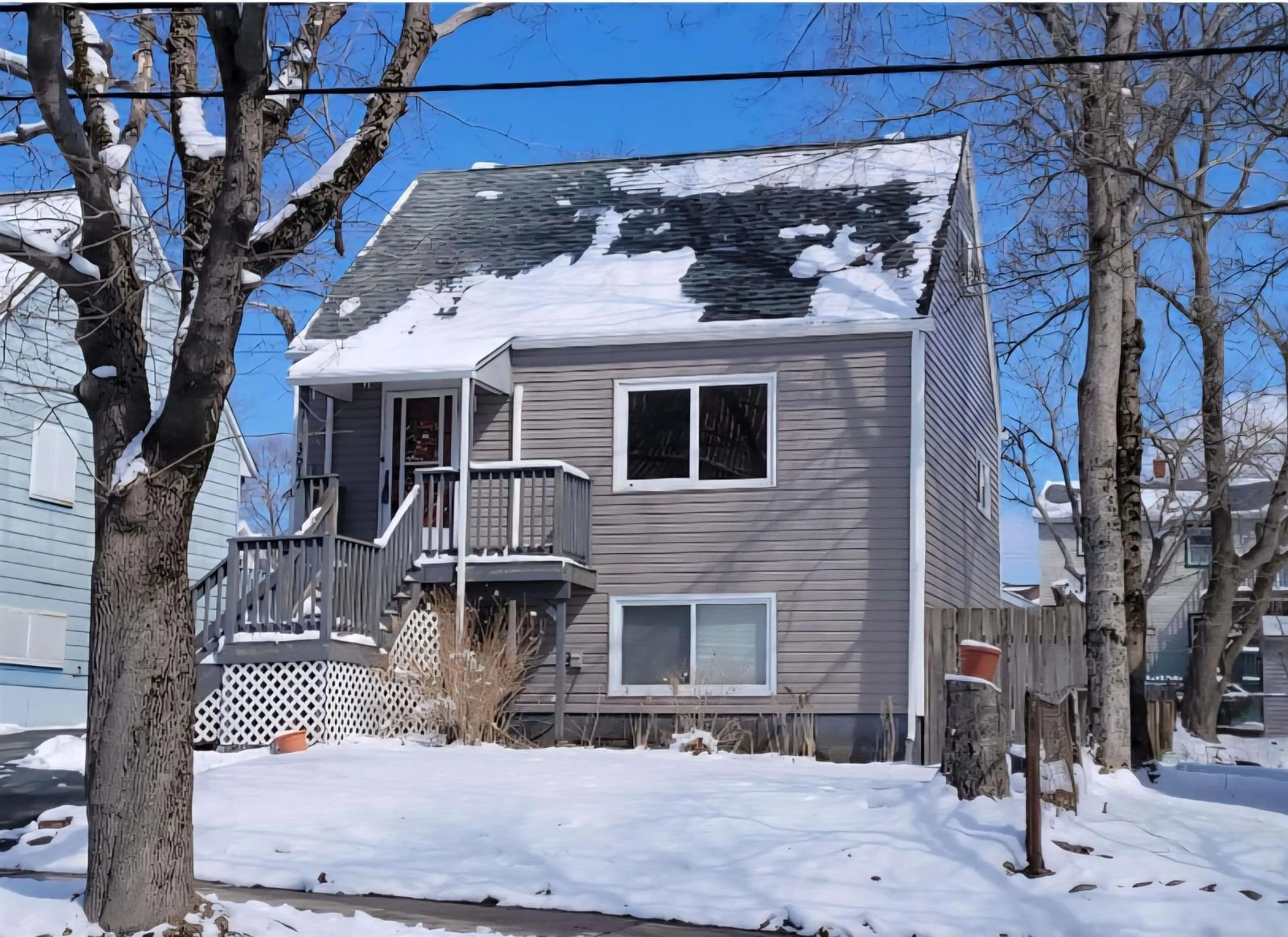 Home with vinyl exterior material, street for 3617 Robie St, Halifax Nova Scotia B3K 4S8