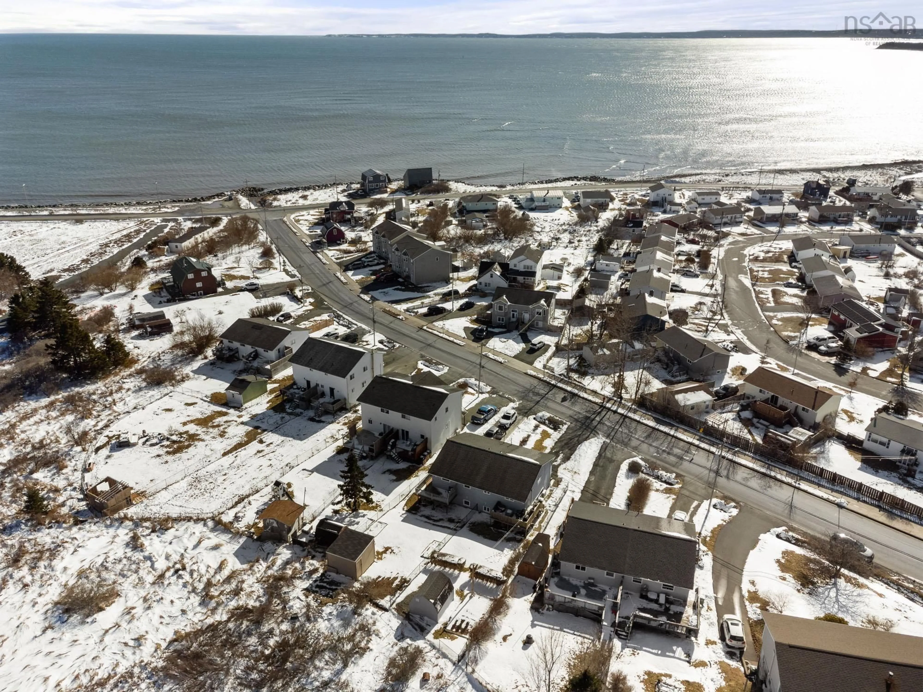 A pic from outside/outdoor area/front of a property/back of a property/a pic from drone, street for 2060 Caldwell Rd, Eastern Passage Nova Scotia B3G 1H7