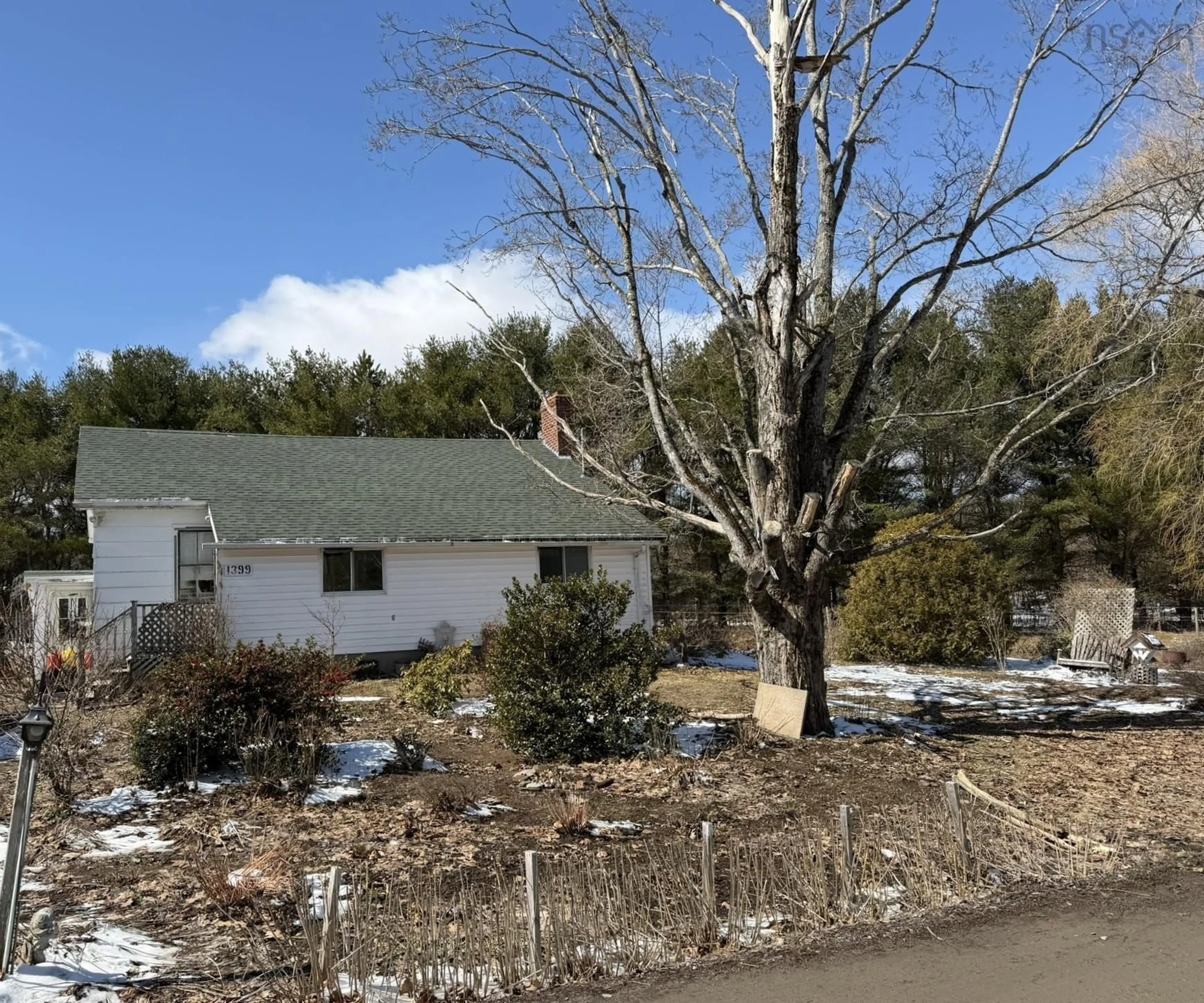 A pic from outside/outdoor area/front of a property/back of a property/a pic from drone, mountain view for 1399 Woodville Rd, Lakeville Nova Scotia B4N 3V7