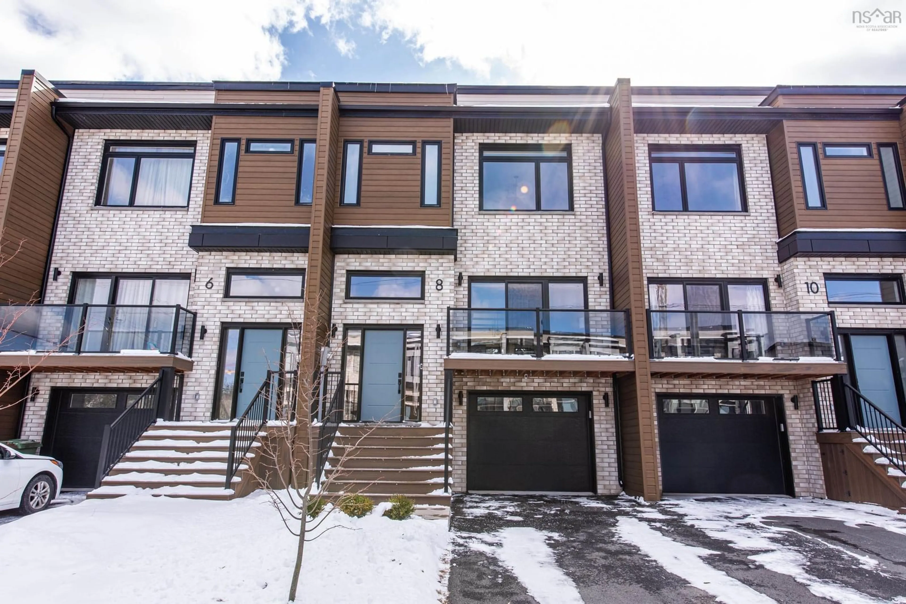 Home with brick exterior material, street for 8 Trekker Dr, West Bedford Nova Scotia B4B 2K7