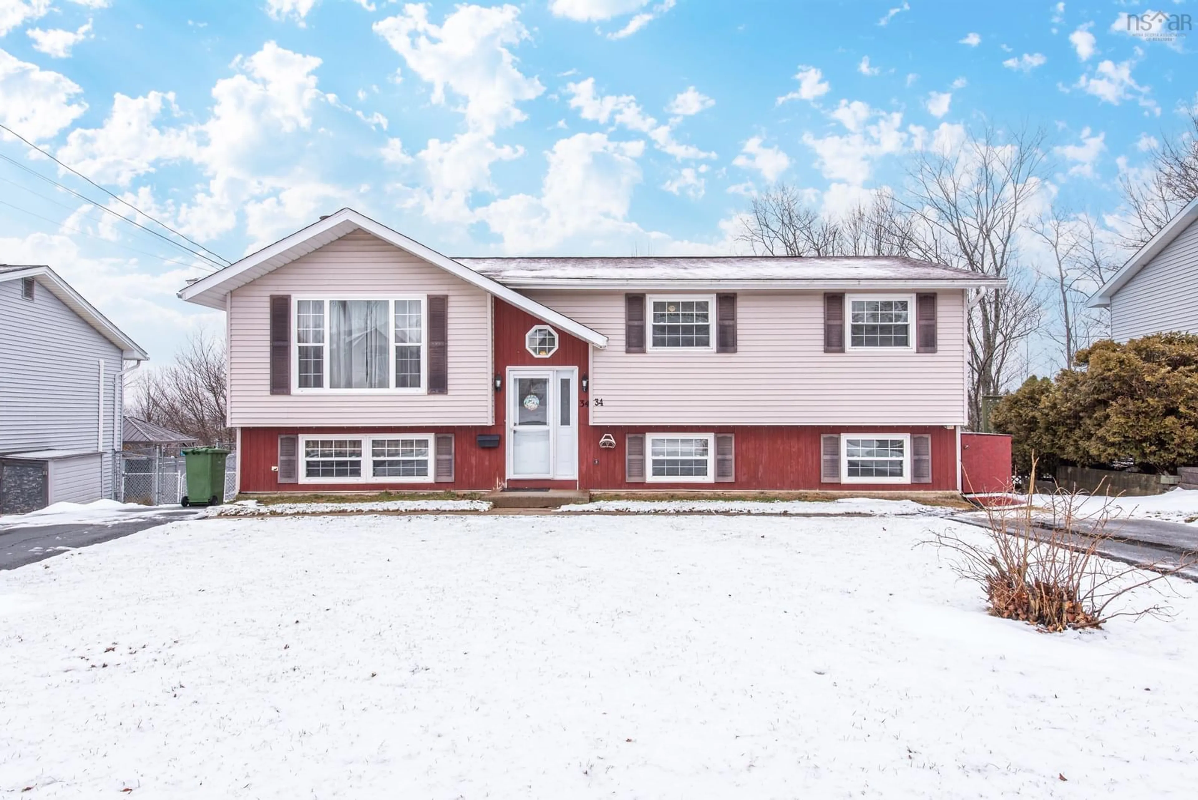 Home with vinyl exterior material, street for 34 Churchill Downs Cir, Lower Sackville Nova Scotia B4E 2H8