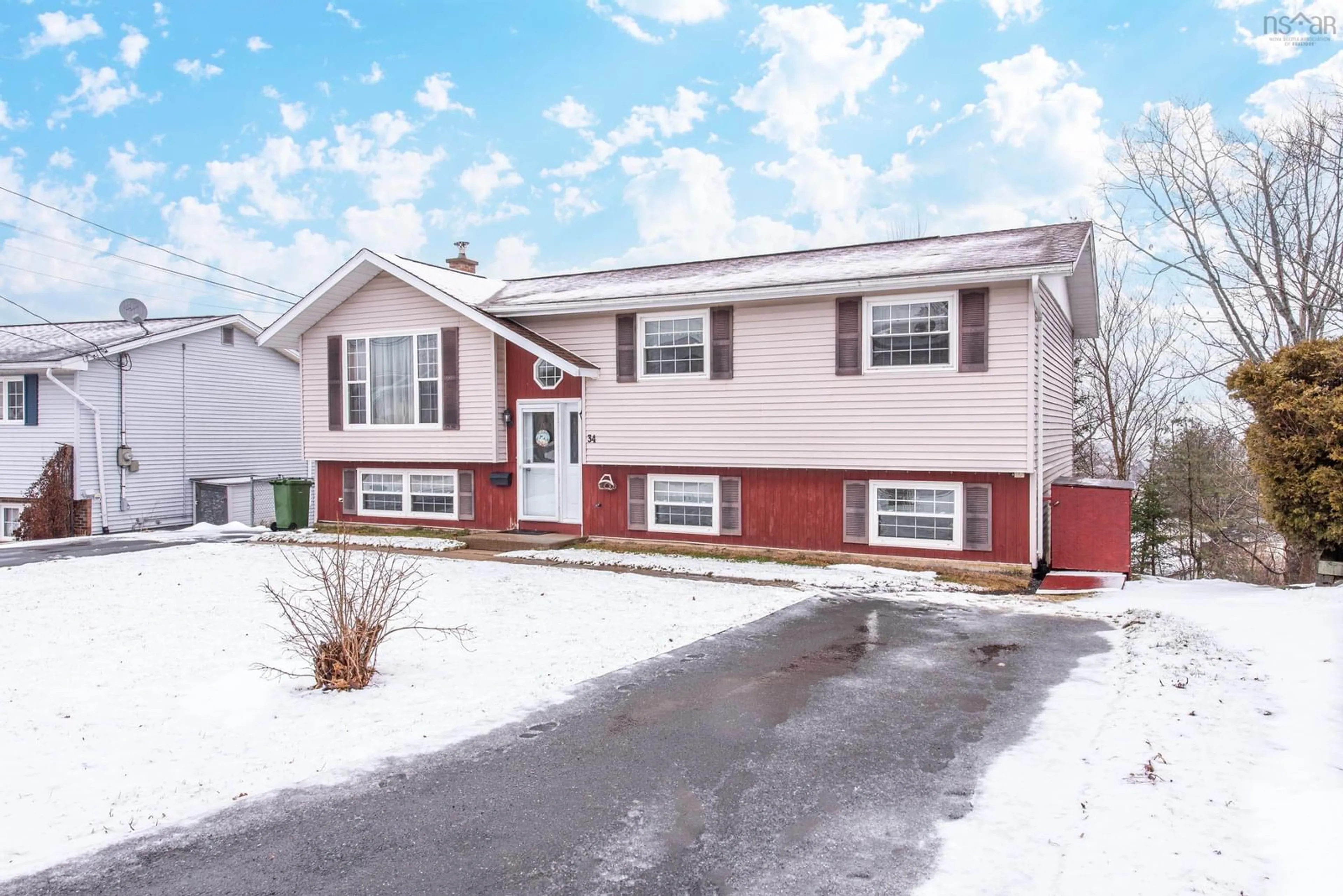 Home with vinyl exterior material, street for 34 Churchill Downs Cir, Lower Sackville Nova Scotia B4E 2H8