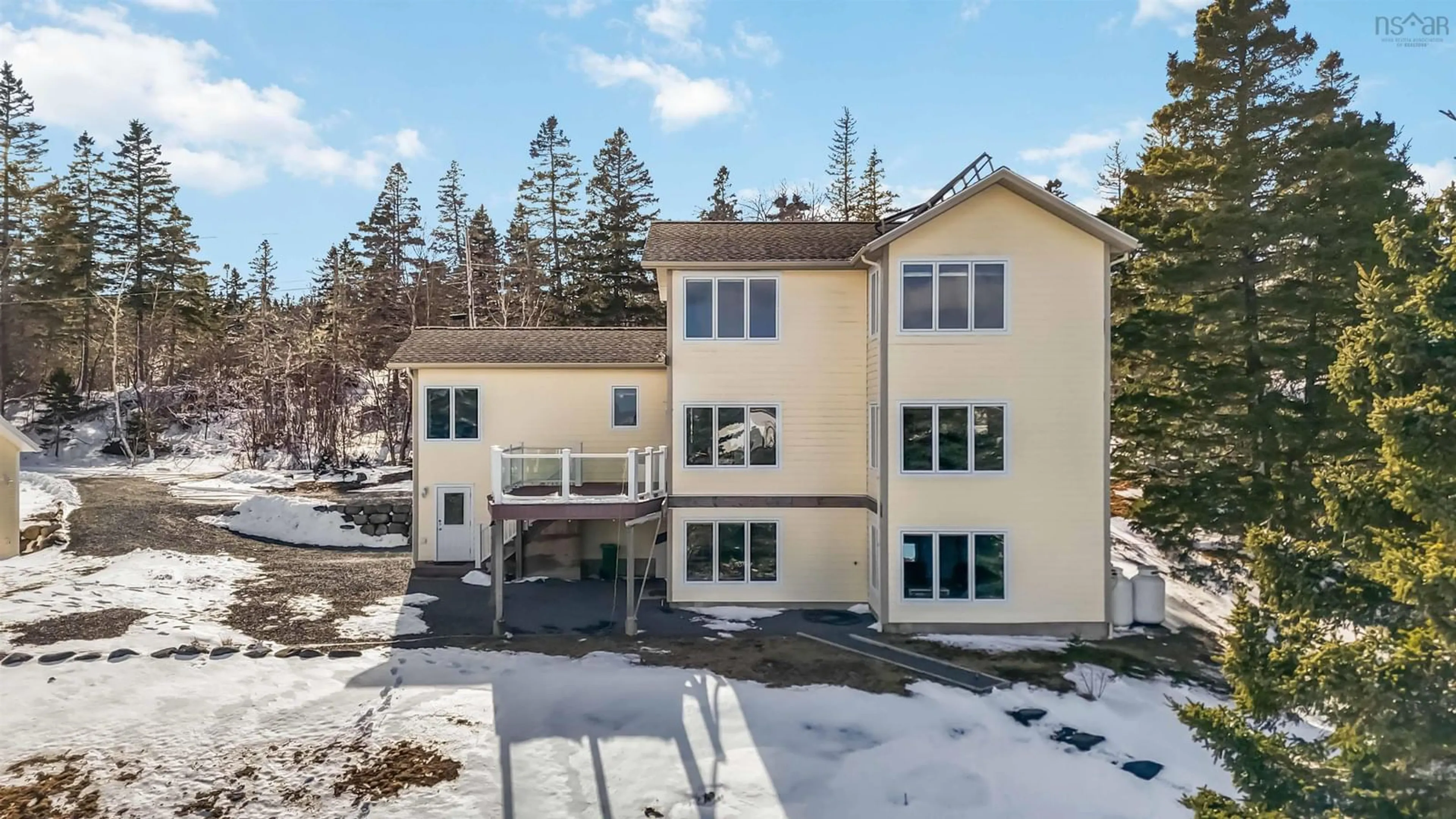 A pic from outside/outdoor area/front of a property/back of a property/a pic from drone, unknown for 82 Bells Cove Exten, Dublin Shore Nova Scotia B0R 1C0