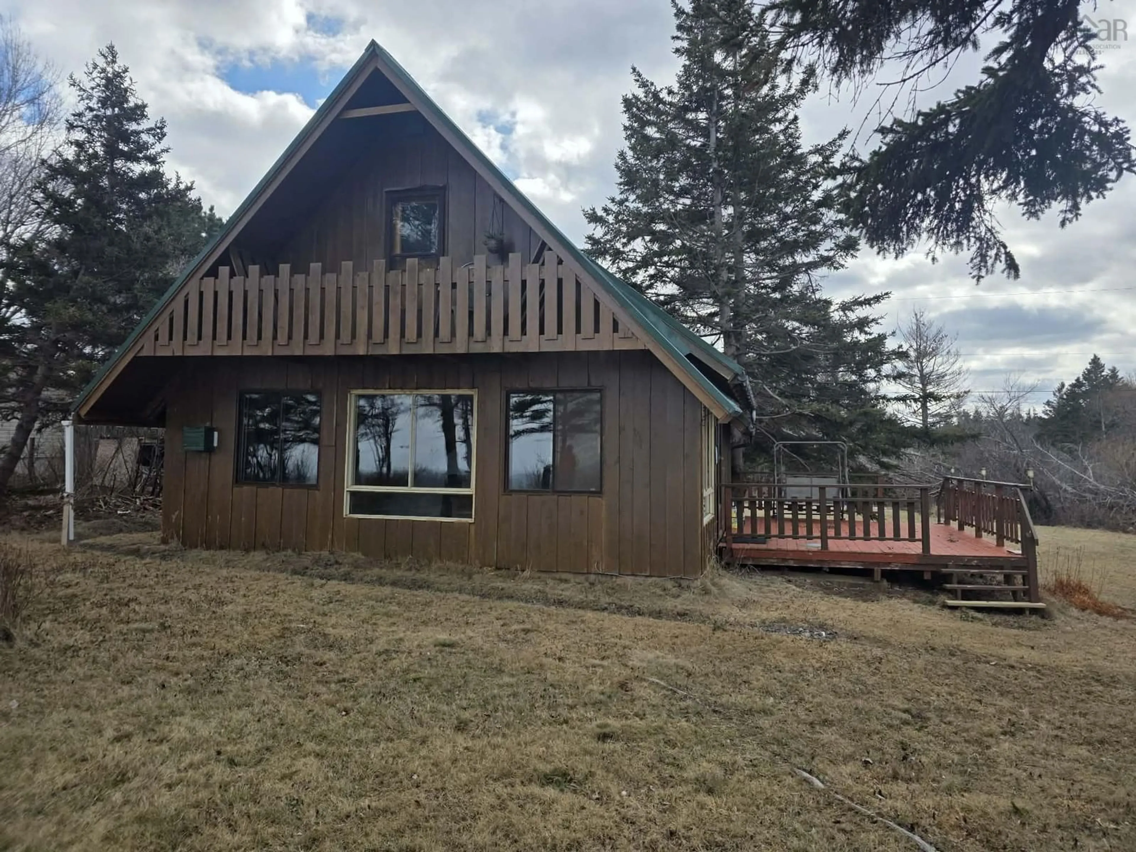 A pic from outside/outdoor area/front of a property/back of a property/a pic from drone, mountain view for 55 Joyce Mackinnon Lane, Seafoam Nova Scotia B0K 1N0