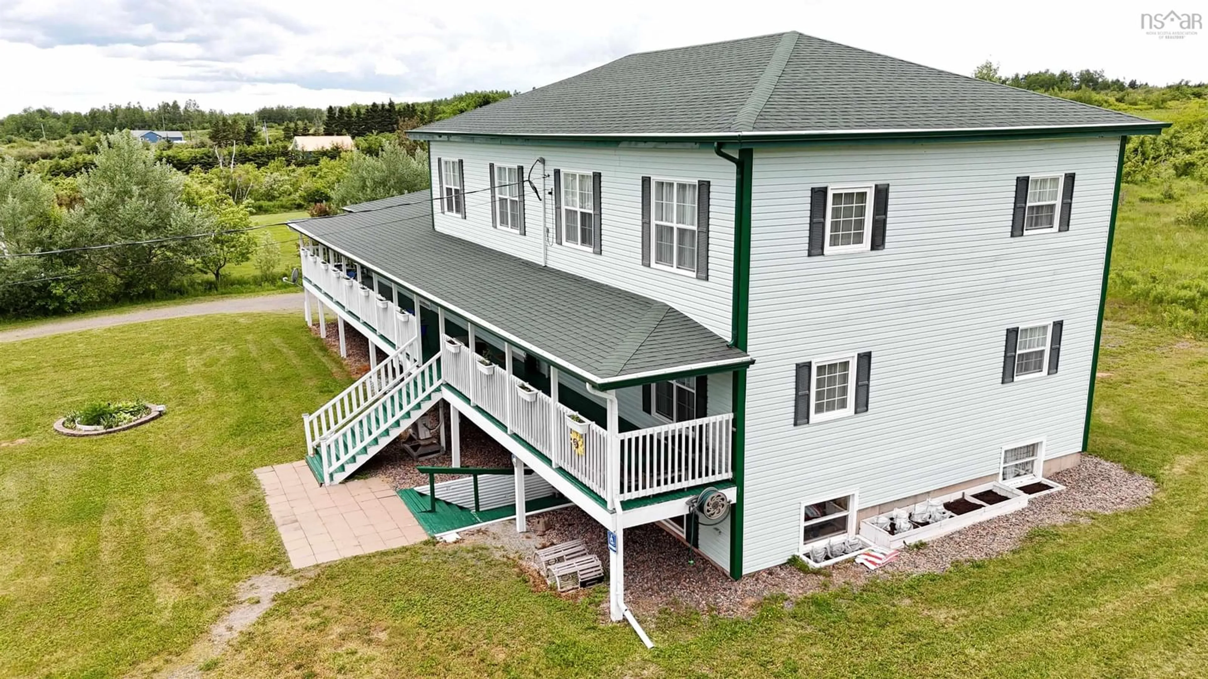 A pic from outside/outdoor area/front of a property/back of a property/a pic from drone, building for 2901 Malagash Rd, Malagash Centre Nova Scotia B0K 1E0