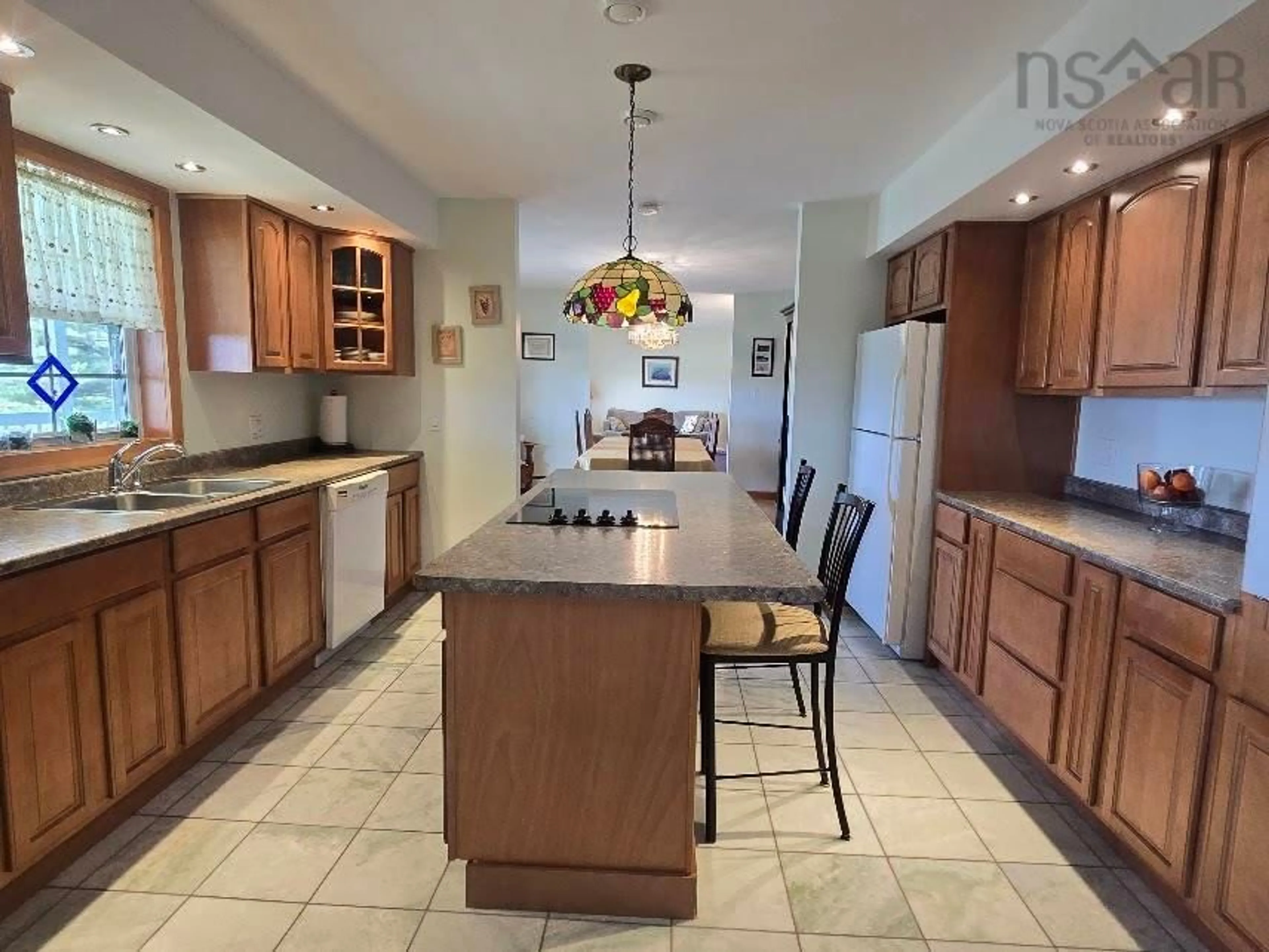 Open concept kitchen, ceramic/tile floor for 2901 Malagash Rd, Malagash Centre Nova Scotia B0K 1E0