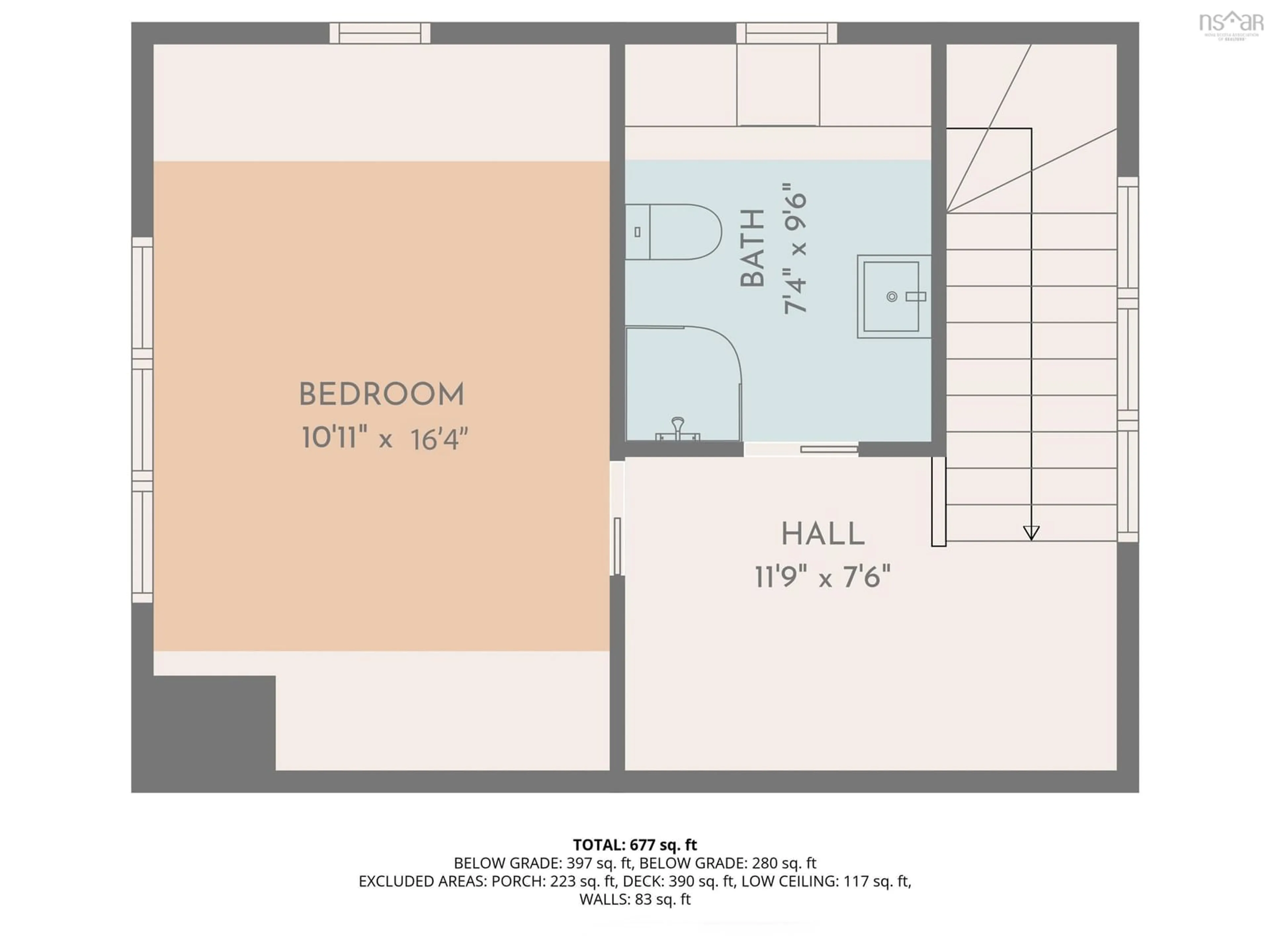 Floor plan for 77 Sand Beach Rd, Western Head Nova Scotia B0T 1K0