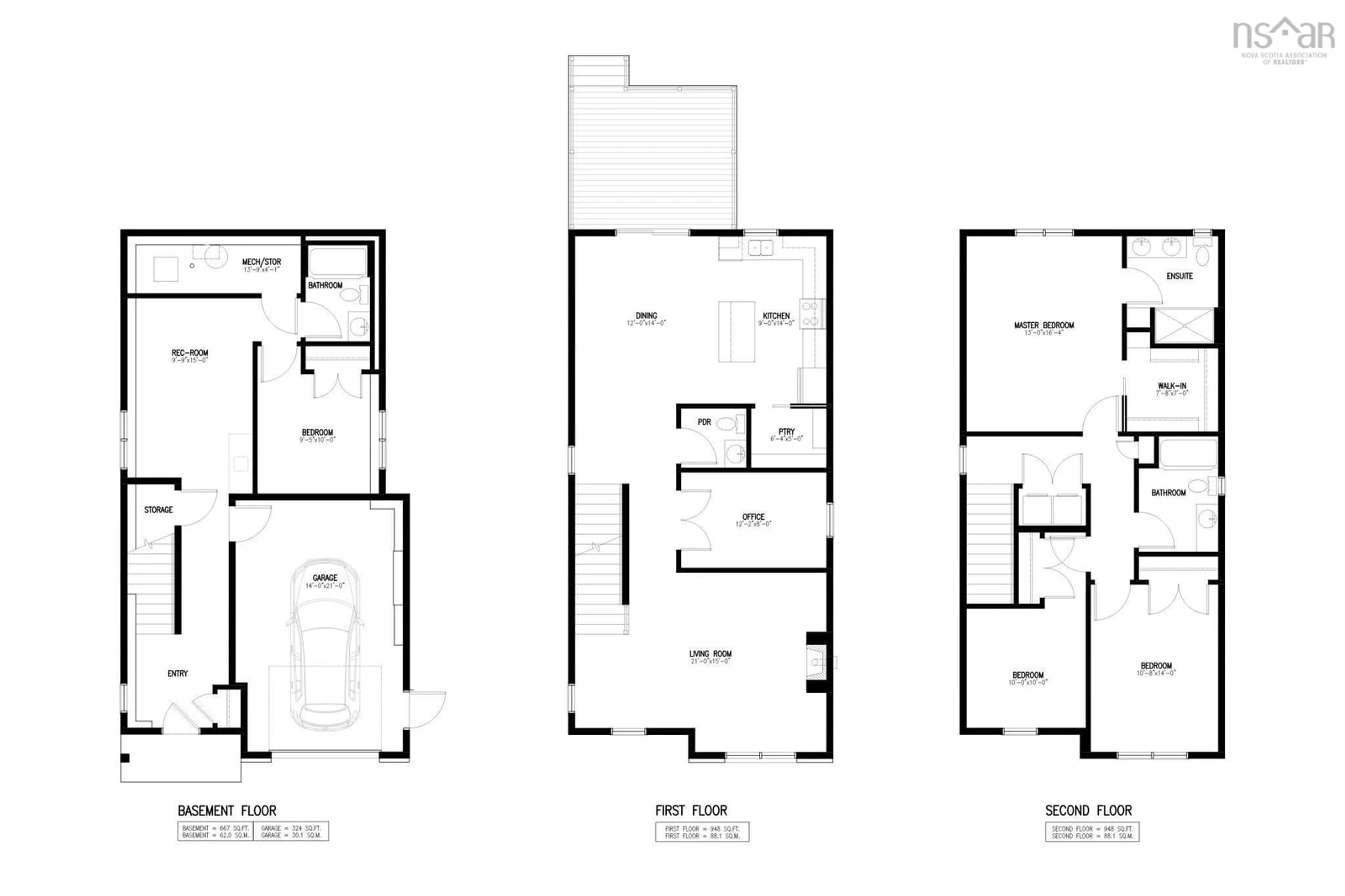 Floor plan for 20 Garvey Crt #GAR-5, Bedford Nova Scotia B4B 2V6