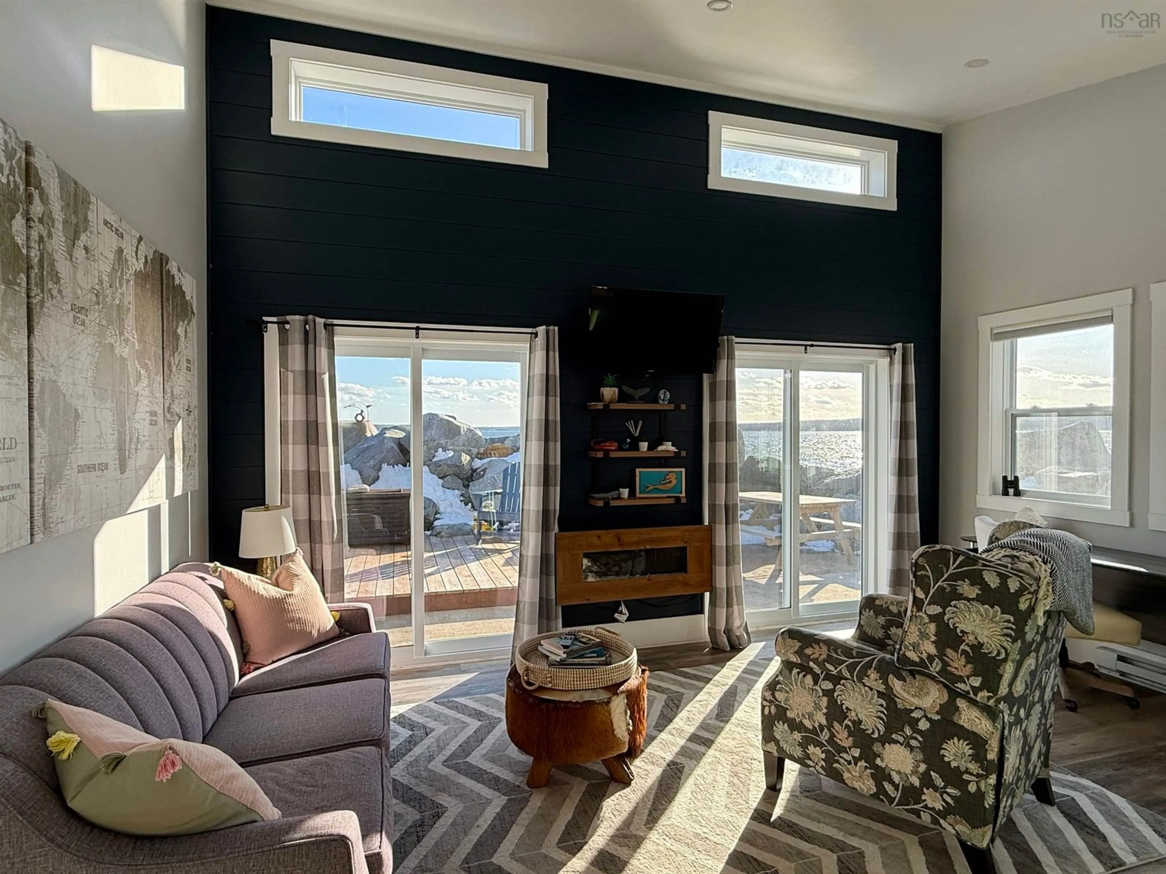 Living room with furniture, unknown for 7243/7245 Highway 3, Summerville Centre Nova Scotia B0T 1T0