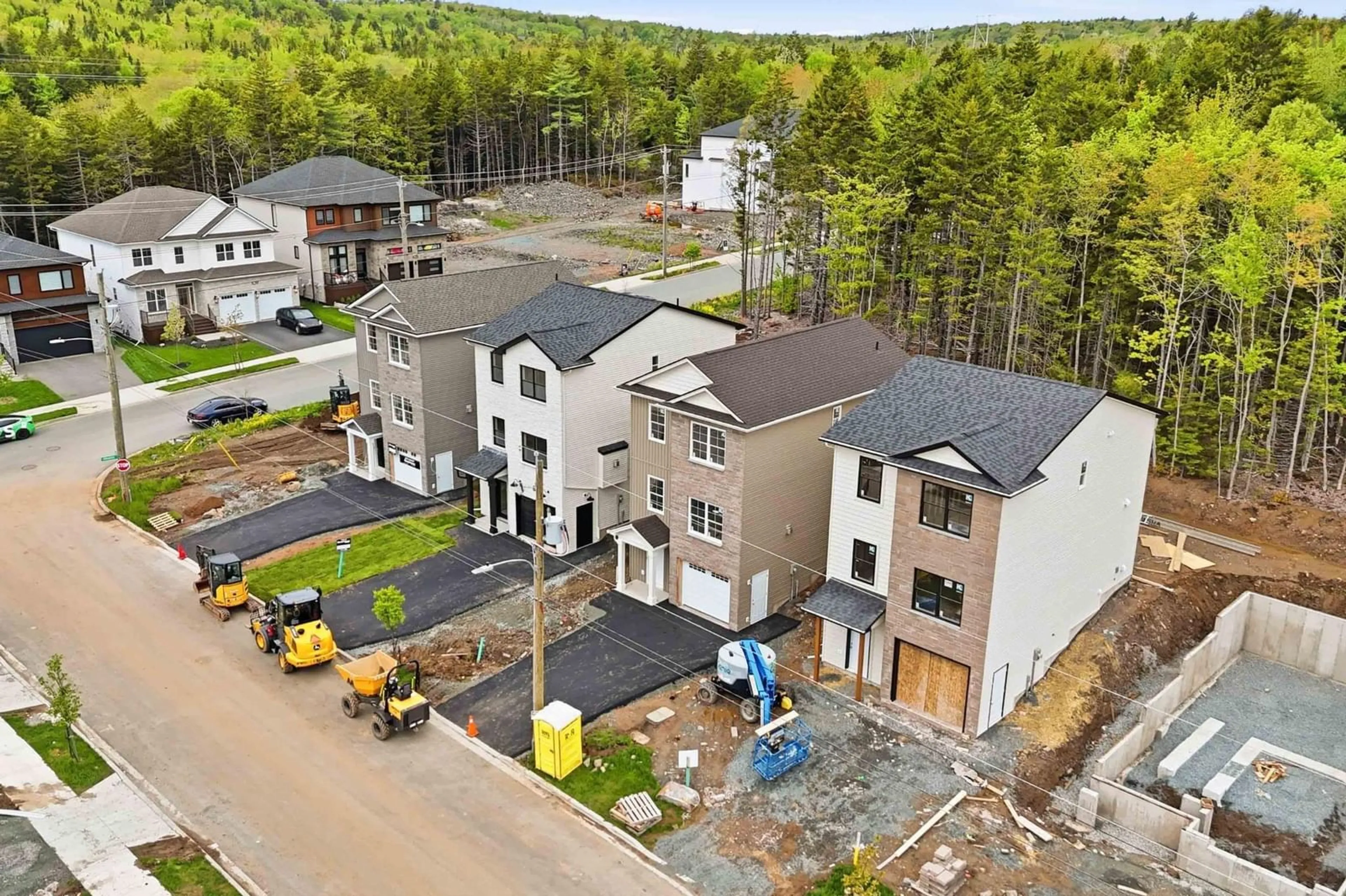 A pic from outside/outdoor area/front of a property/back of a property/a pic from drone, street for 16 Garvey Crt #GAR-4, Bedford West Nova Scotia B4B 2V6