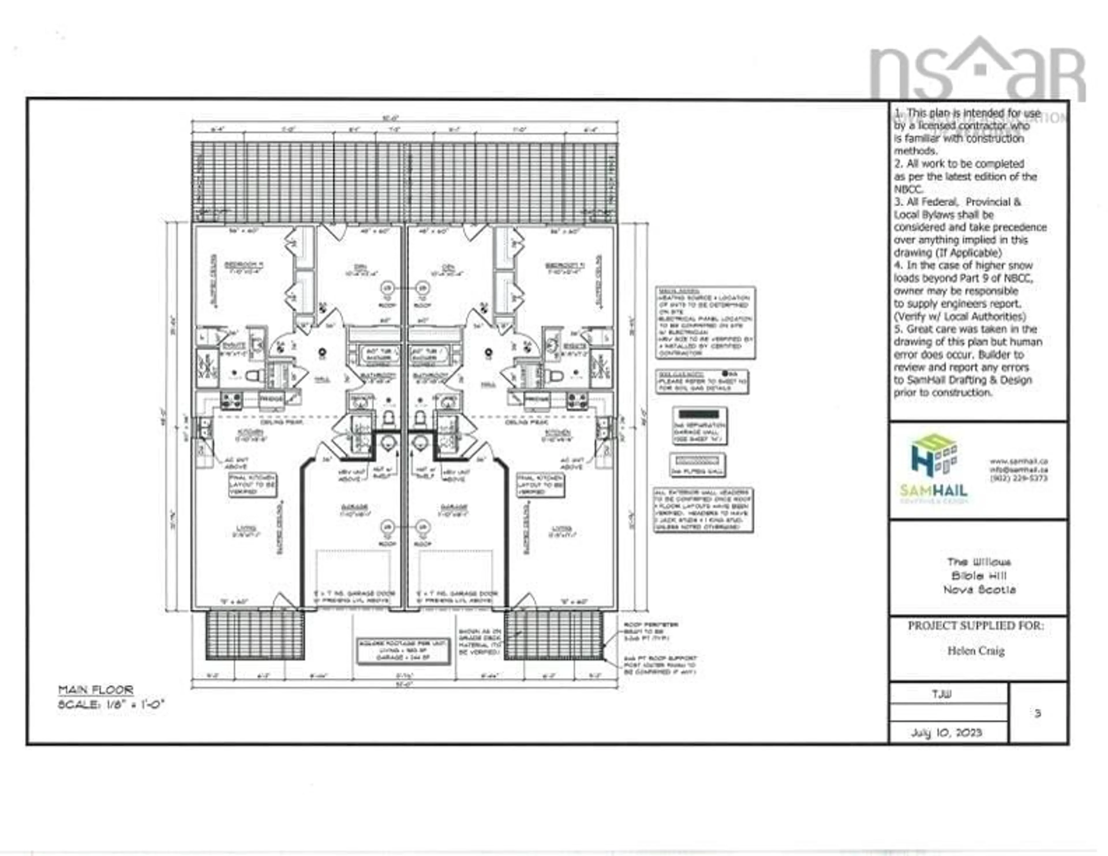 Floor plan for 19 Summer Hill Pl, Upper Onslow Nova Scotia B6L 0G9