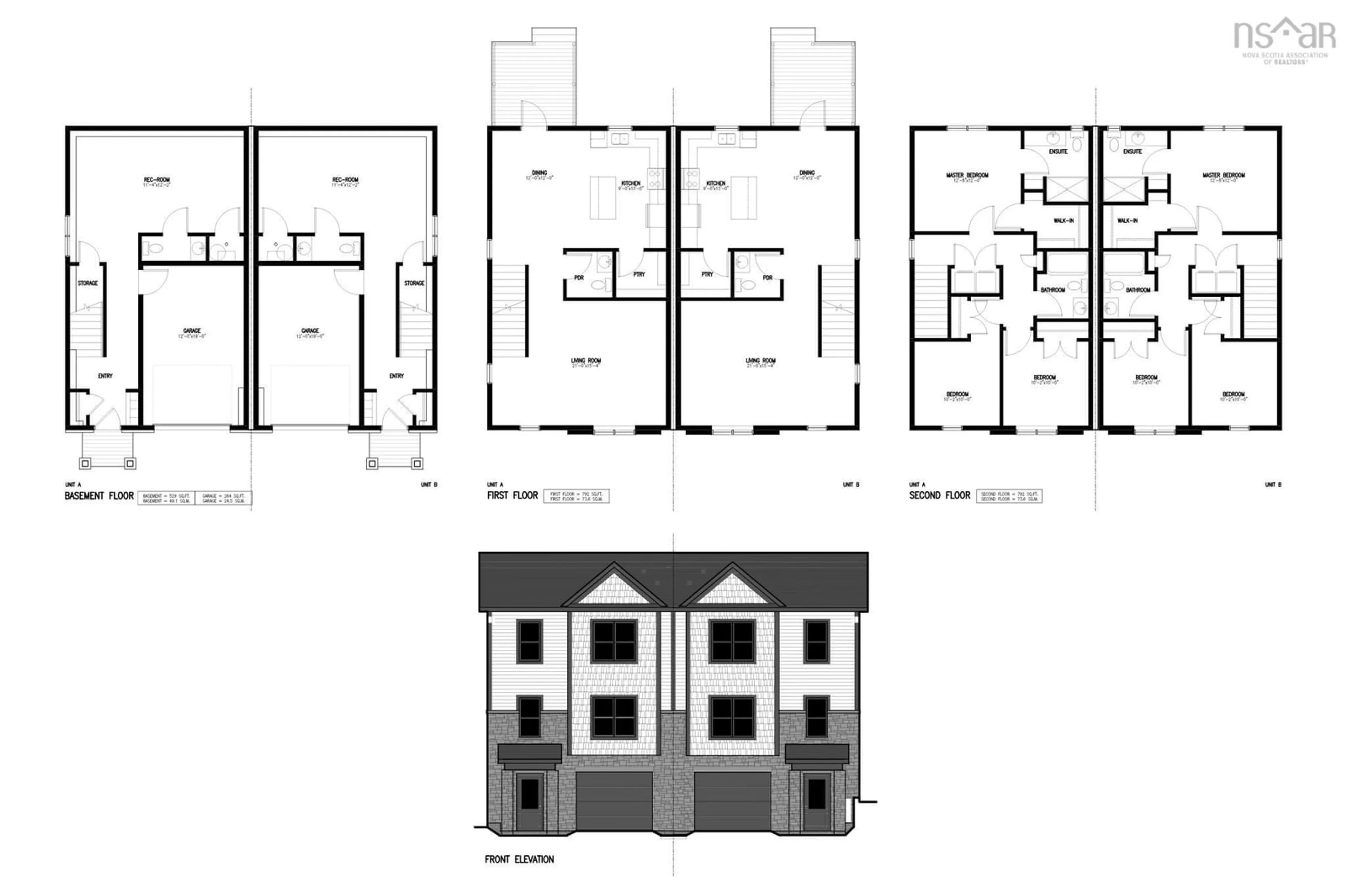 Floor plan for Lew Cres #L044A, Lantz Nova Scotia B2S 0H9