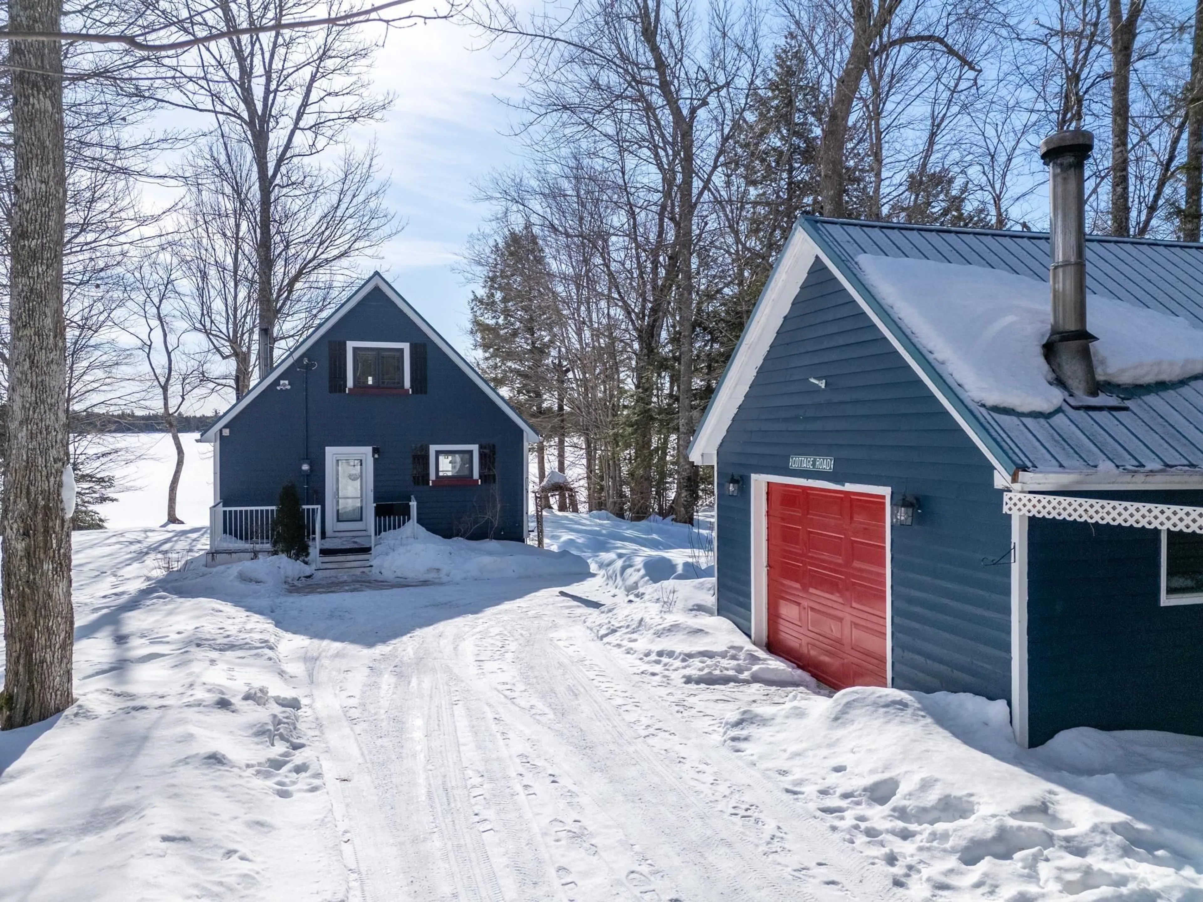 A pic from outside/outdoor area/front of a property/back of a property/a pic from drone, street for 110 Mcdougall Road Rd, Cooks Brook Nova Scotia B0N 1X0