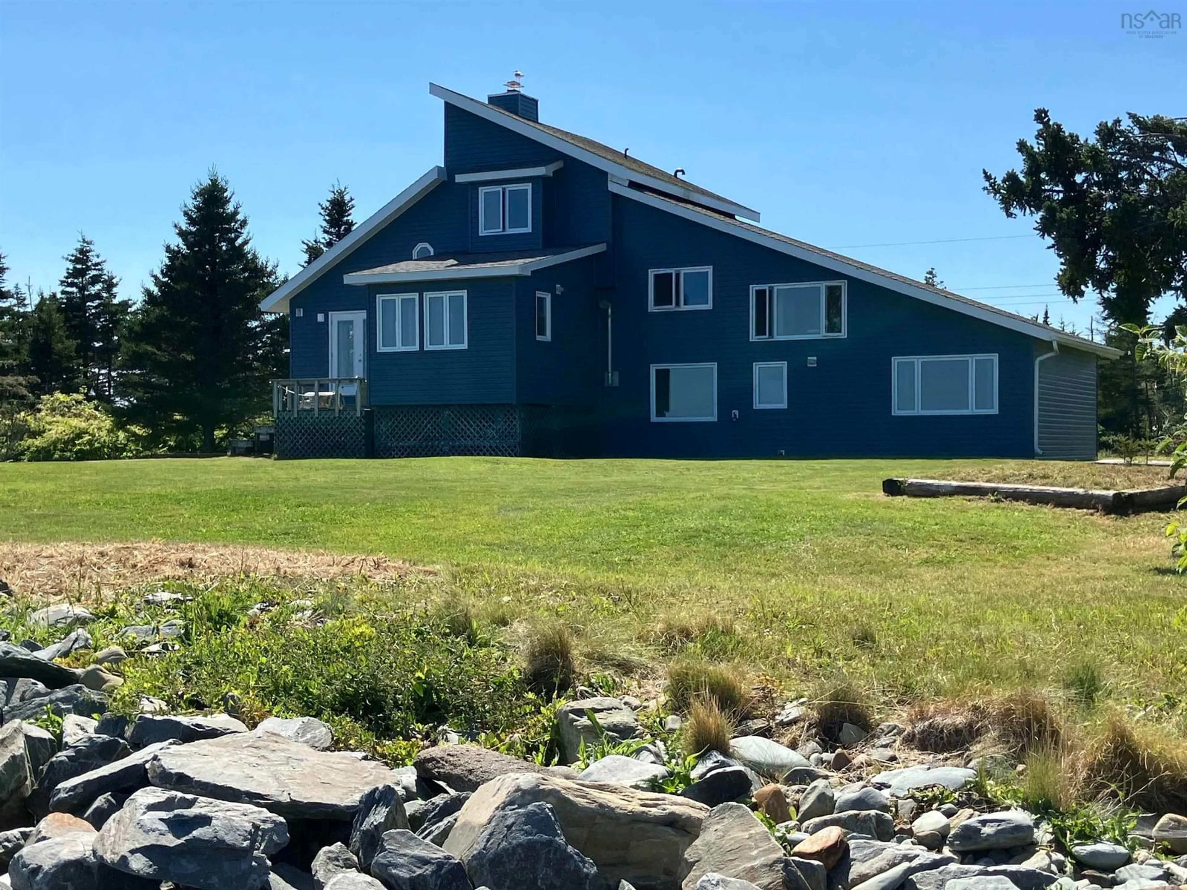 A pic from outside/outdoor area/front of a property/back of a property/a pic from drone, unknown for 125 Mozier Cove Rd, Sober Island Nova Scotia B0J 3B0