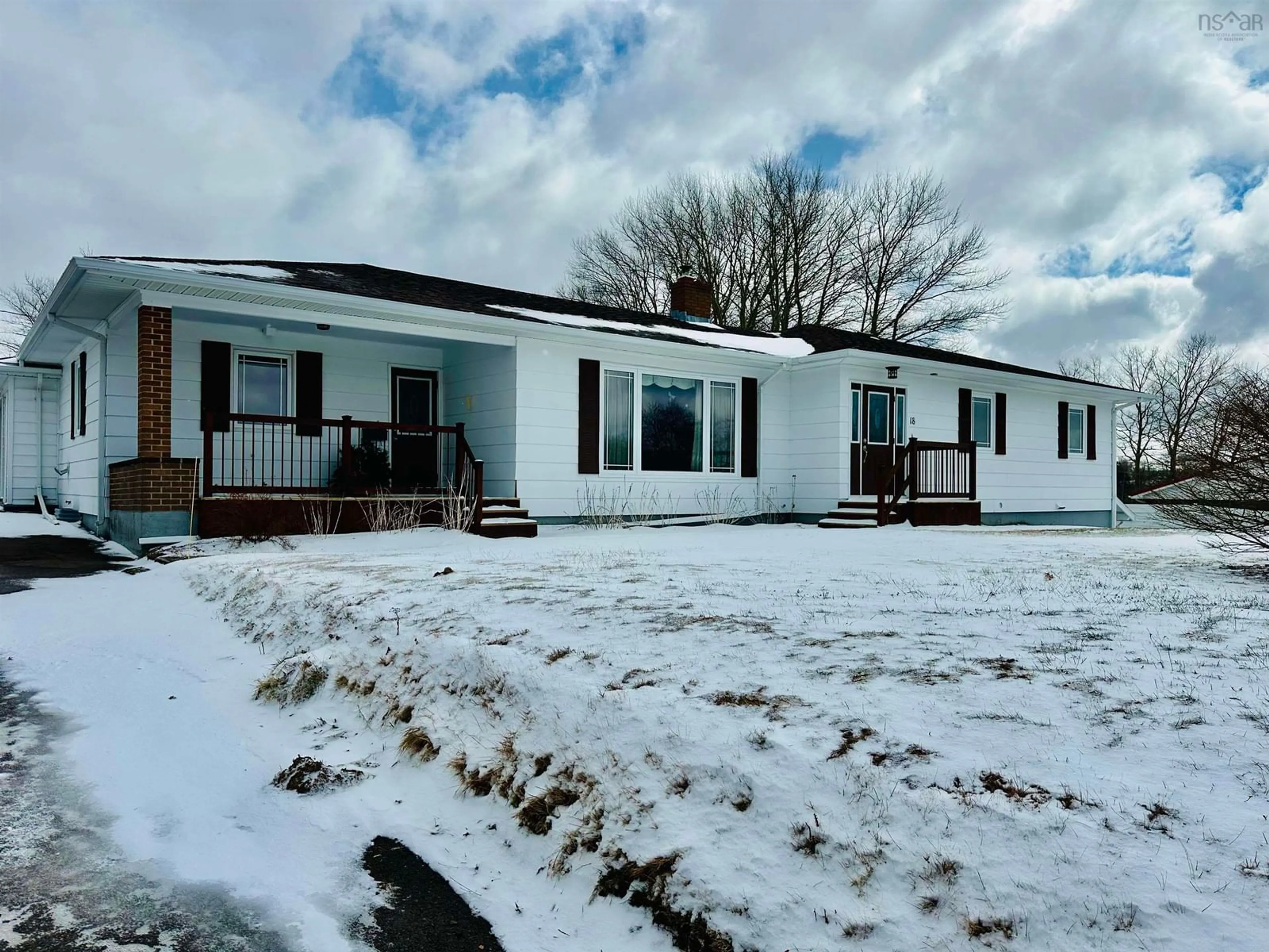 A pic from outside/outdoor area/front of a property/back of a property/a pic from drone, building for 18 Sydney Road Rd, Port Hawkesbury Nova Scotia B9A 3A4
