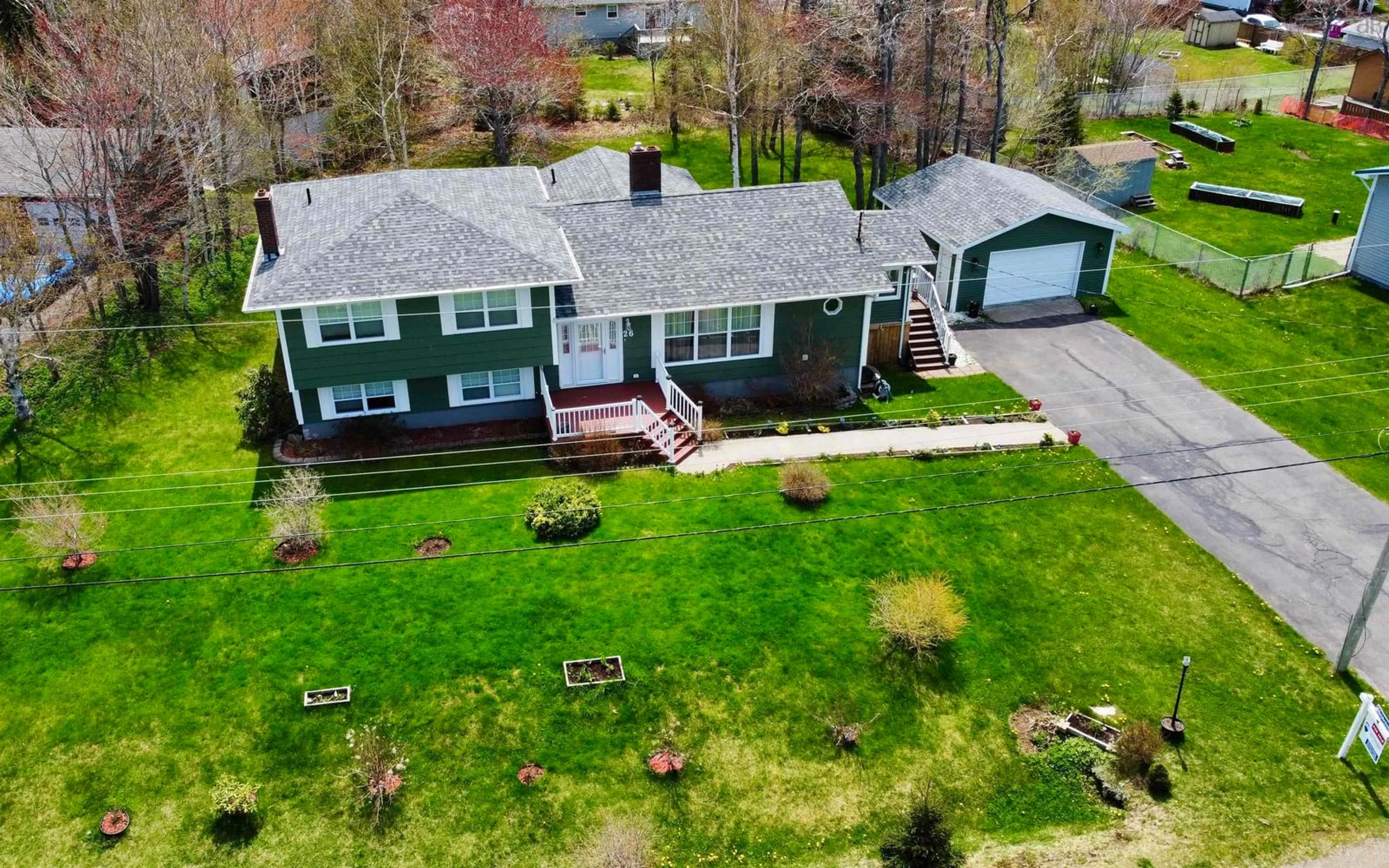 A pic from outside/outdoor area/front of a property/back of a property/a pic from drone, street for 26 University Ave, Sydney Nova Scotia B1M 1A6