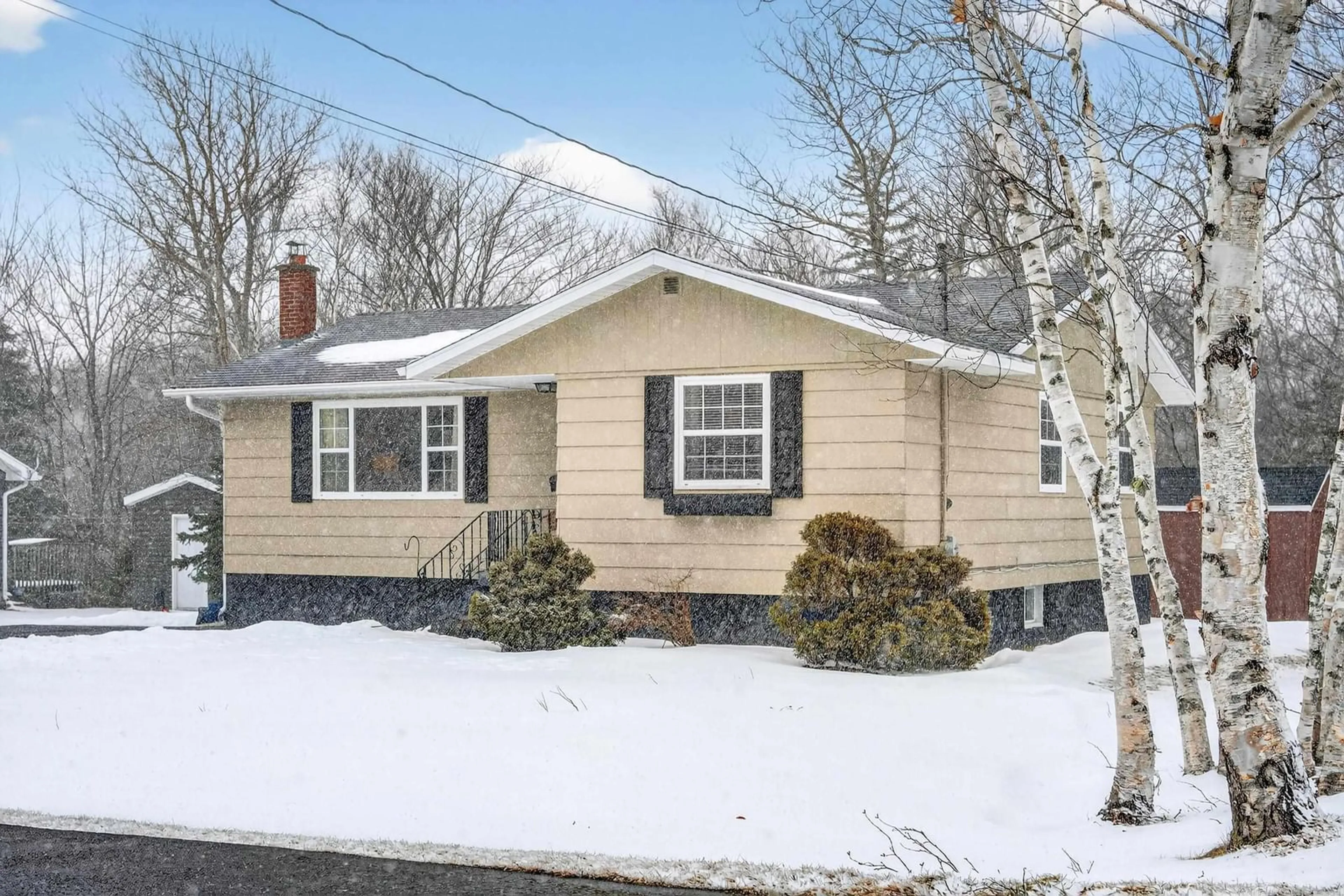 Home with vinyl exterior material, street for 132 Duffell Dr, Mira Road Nova Scotia B1P 3G9