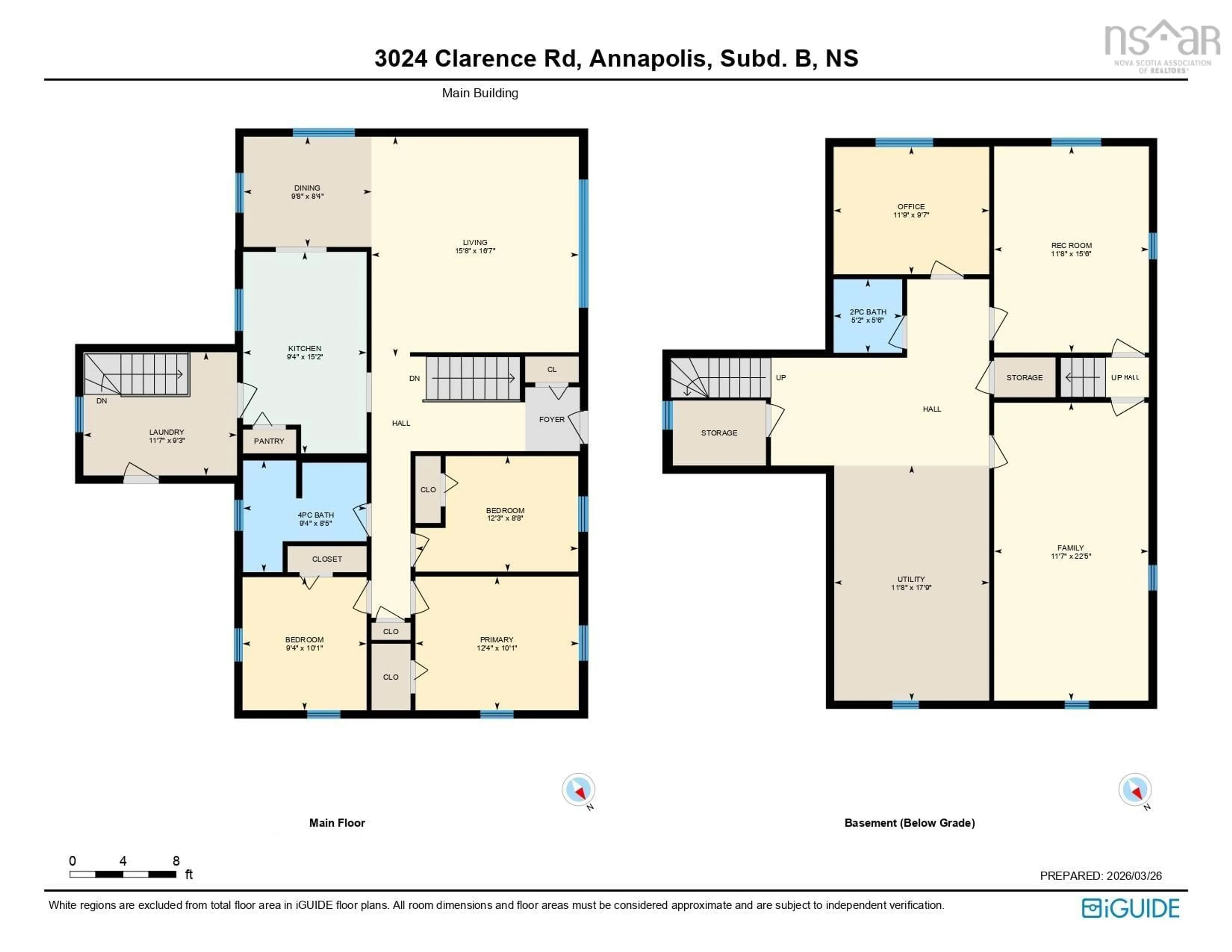 Floor plan for 3024 Clarence Road, Clarence East Nova Scotia B0S 1M0