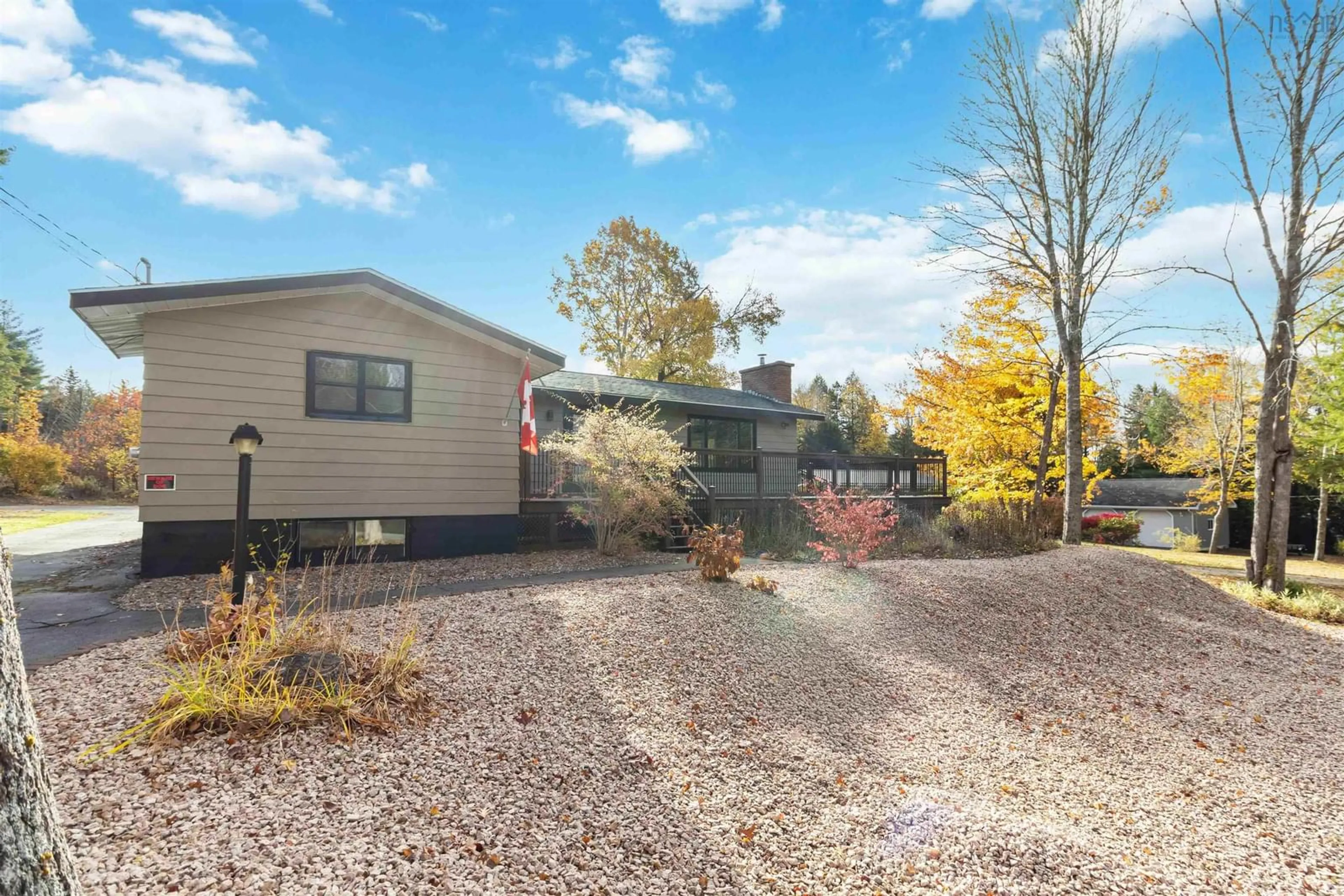 A pic from outside/outdoor area/front of a property/back of a property/a pic from drone, unknown for 61 Birch Hill Drive, Conquerall Mills Nova Scotia B4V 6A7