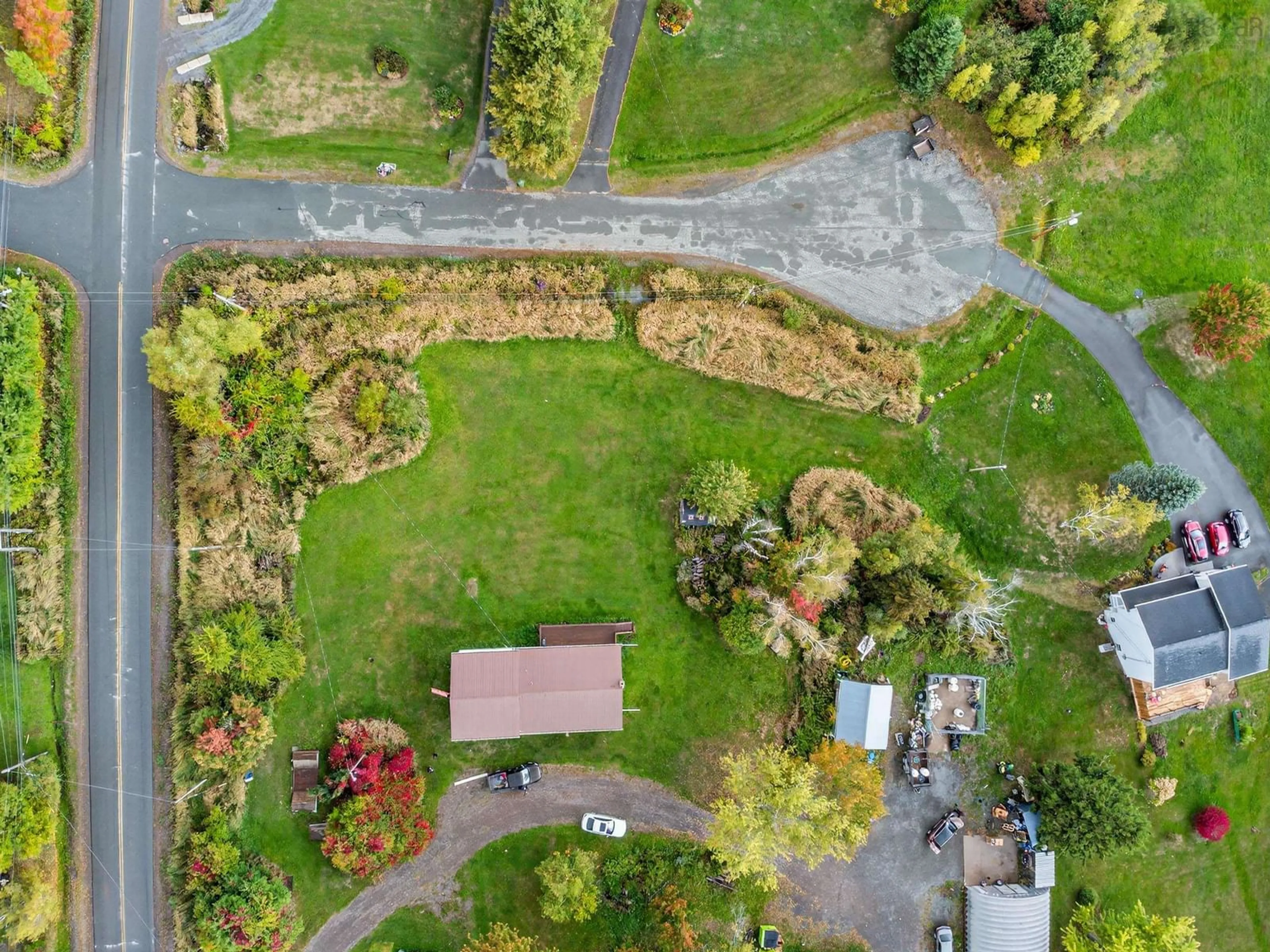 A pic from outside/outdoor area/front of a property/back of a property/a pic from drone, street for 2447 Highway 376, Lyons Brook Nova Scotia B0K 1H0