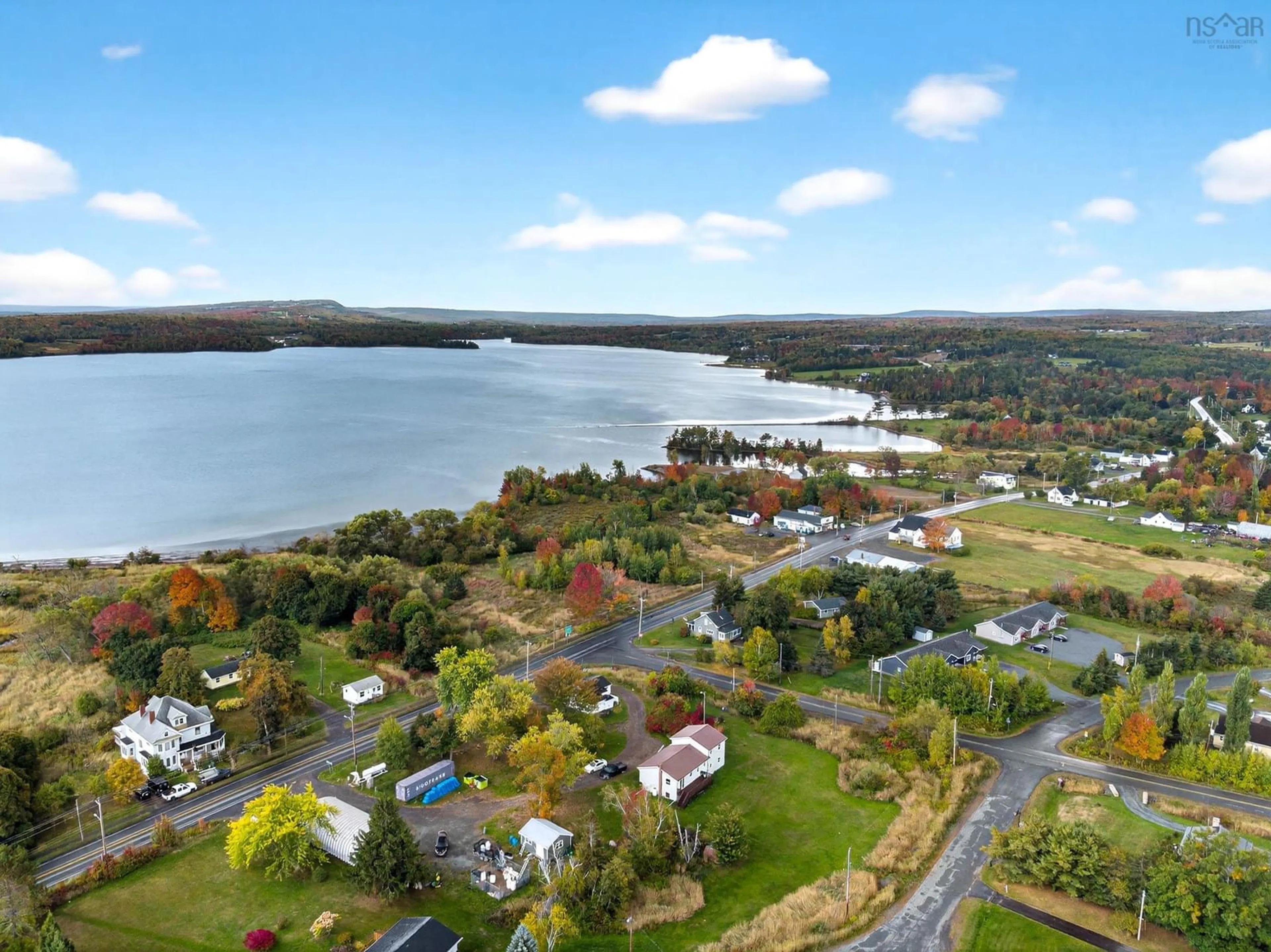 A pic from outside/outdoor area/front of a property/back of a property/a pic from drone, water/lake/river/ocean view for 2447 Highway 376, Lyons Brook Nova Scotia B0K 1H0
