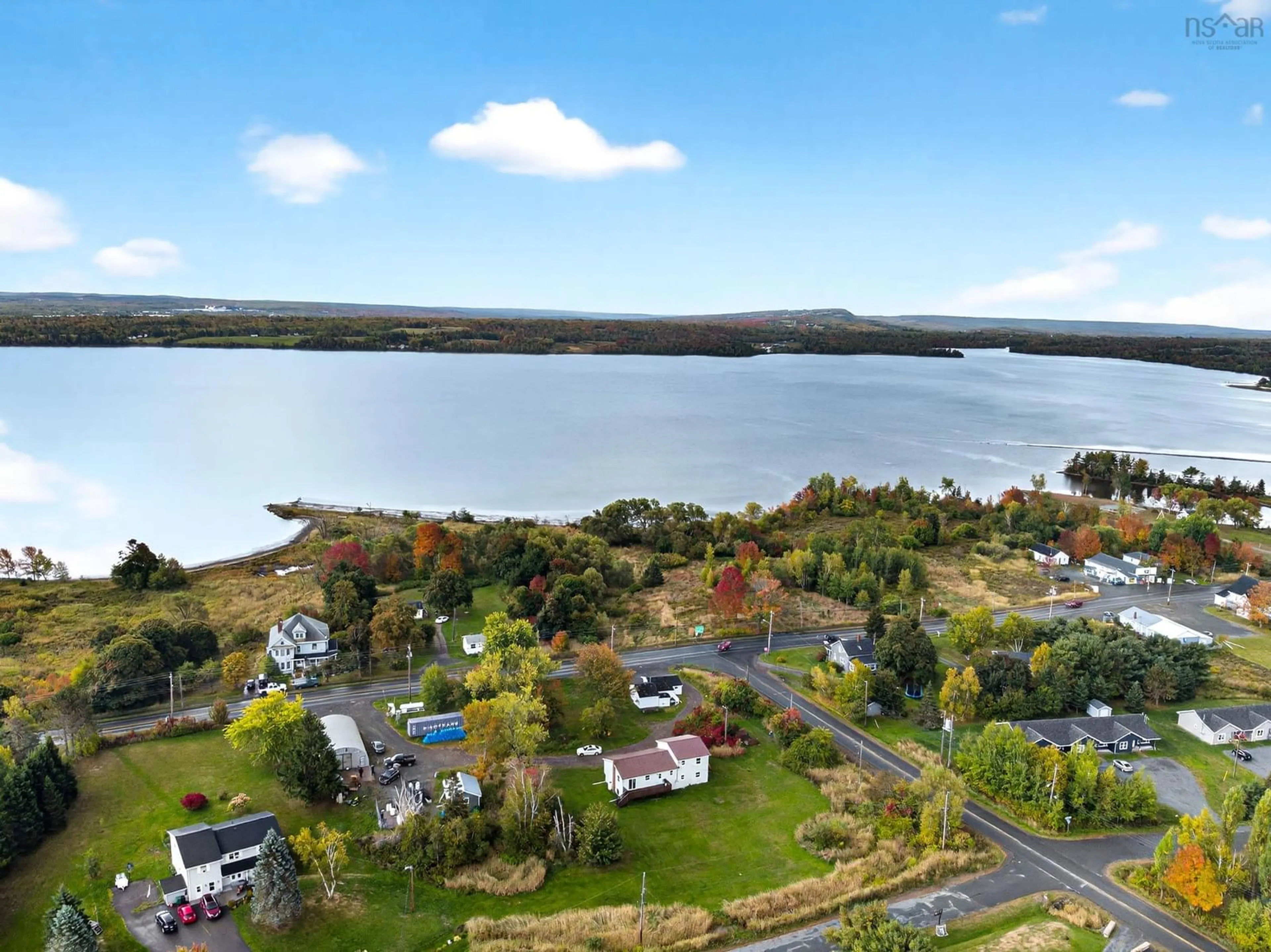 A pic from outside/outdoor area/front of a property/back of a property/a pic from drone, water/lake/river/ocean view for 2447 Highway 376, Lyons Brook Nova Scotia B0K 1H0