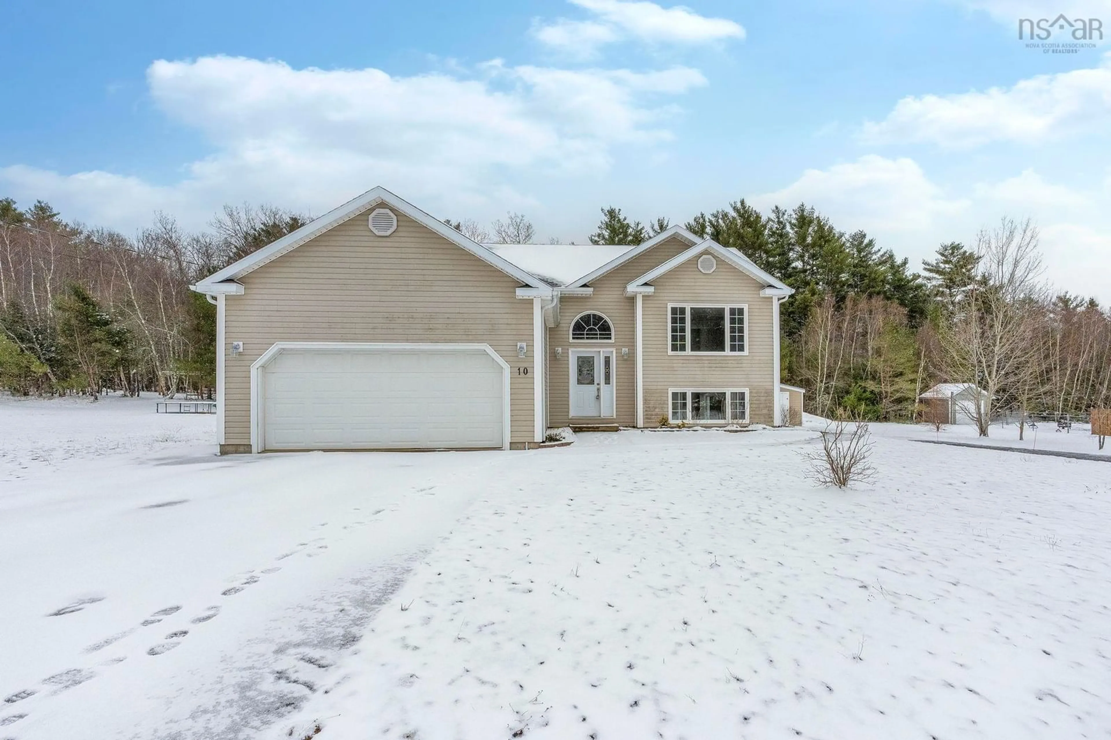 Home with vinyl exterior material, street for 10 Cameron Dr, Melvern Square Nova Scotia B0P 1R0