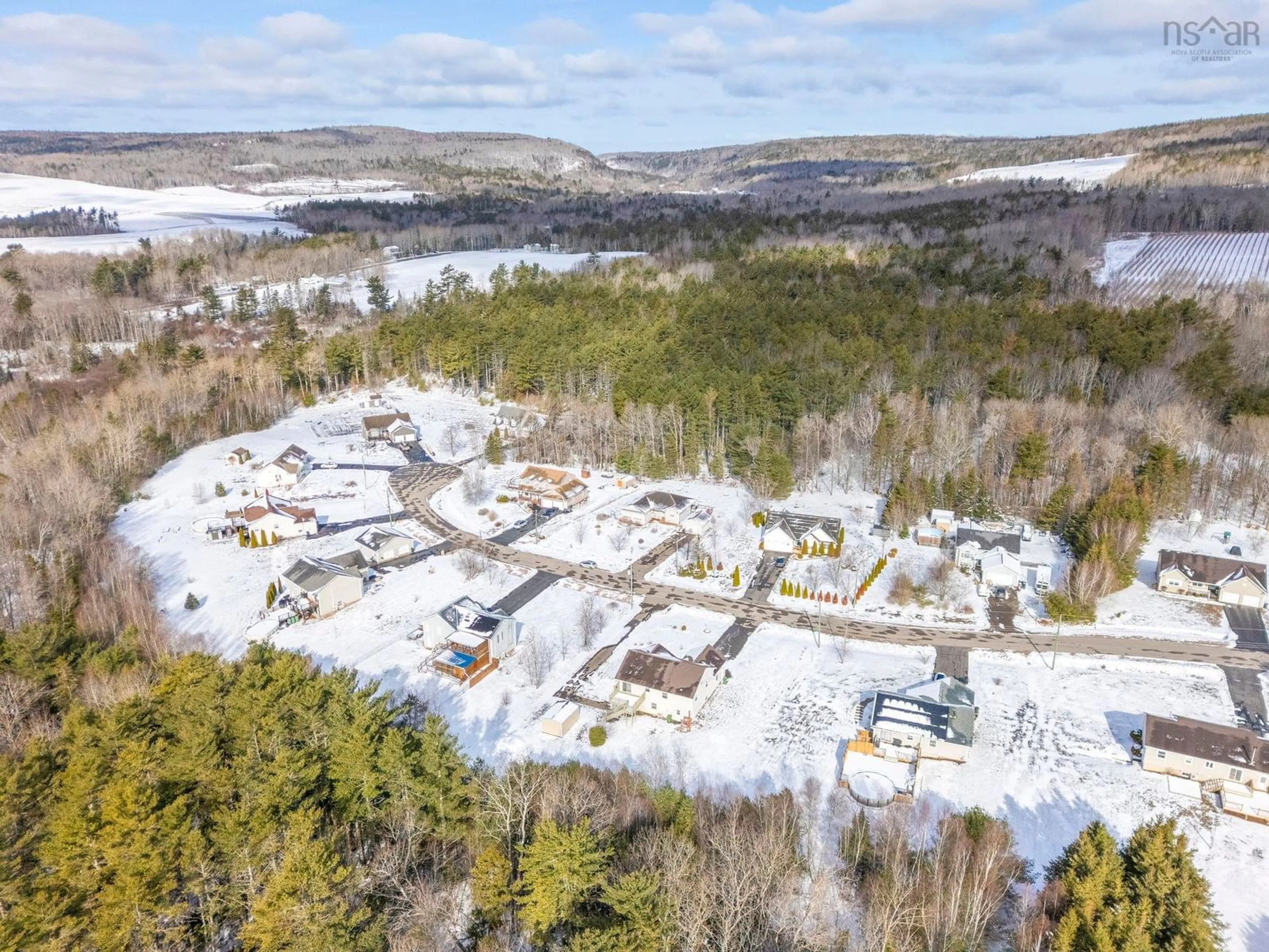 A pic from outside/outdoor area/front of a property/back of a property/a pic from drone, unknown for 10 Cameron Dr, Melvern Square Nova Scotia B0P 1R0
