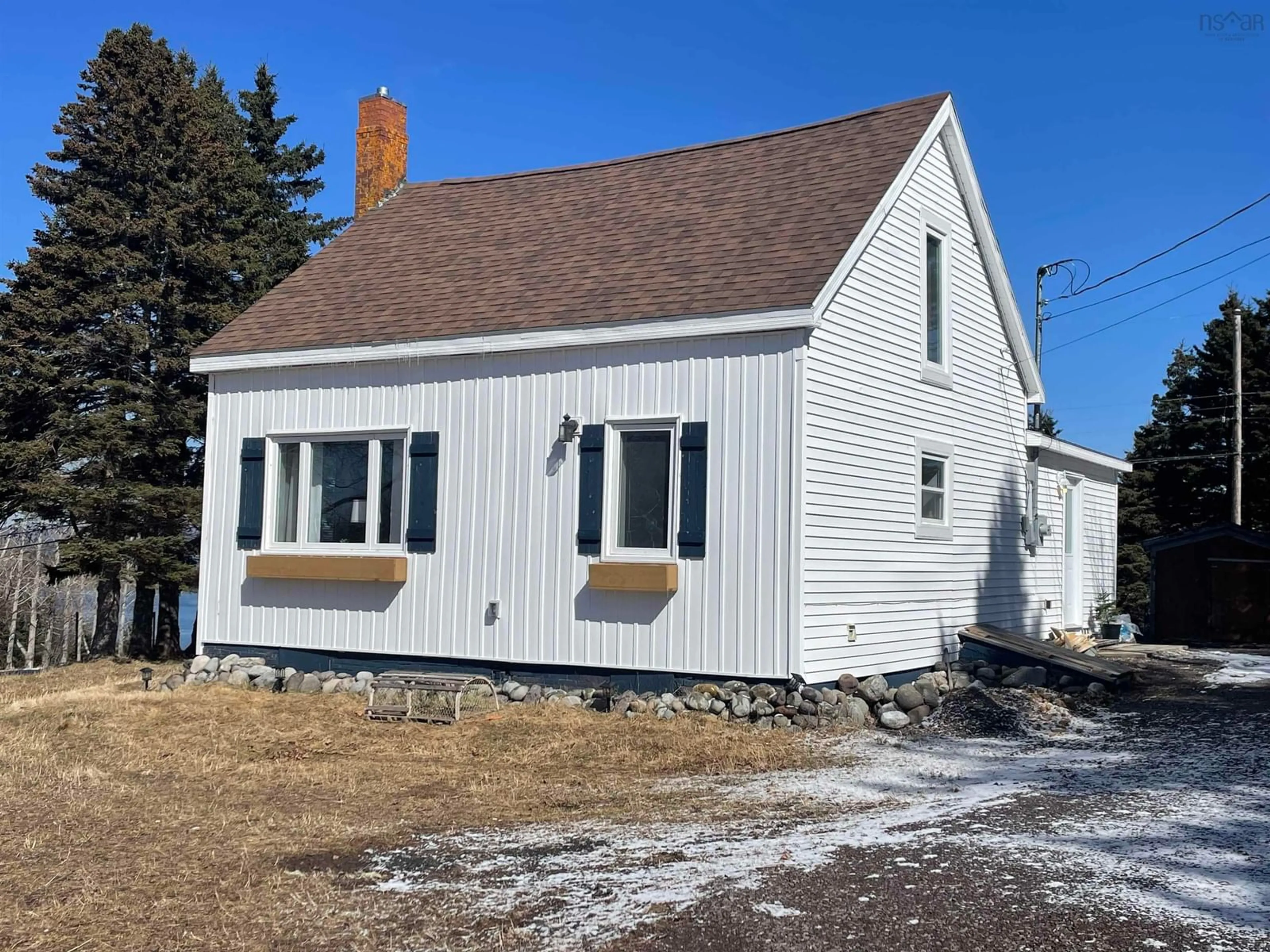 Home with vinyl exterior material, building for 27 Cap La Ronde Rd, D'Escousse Nova Scotia B0E 1K0