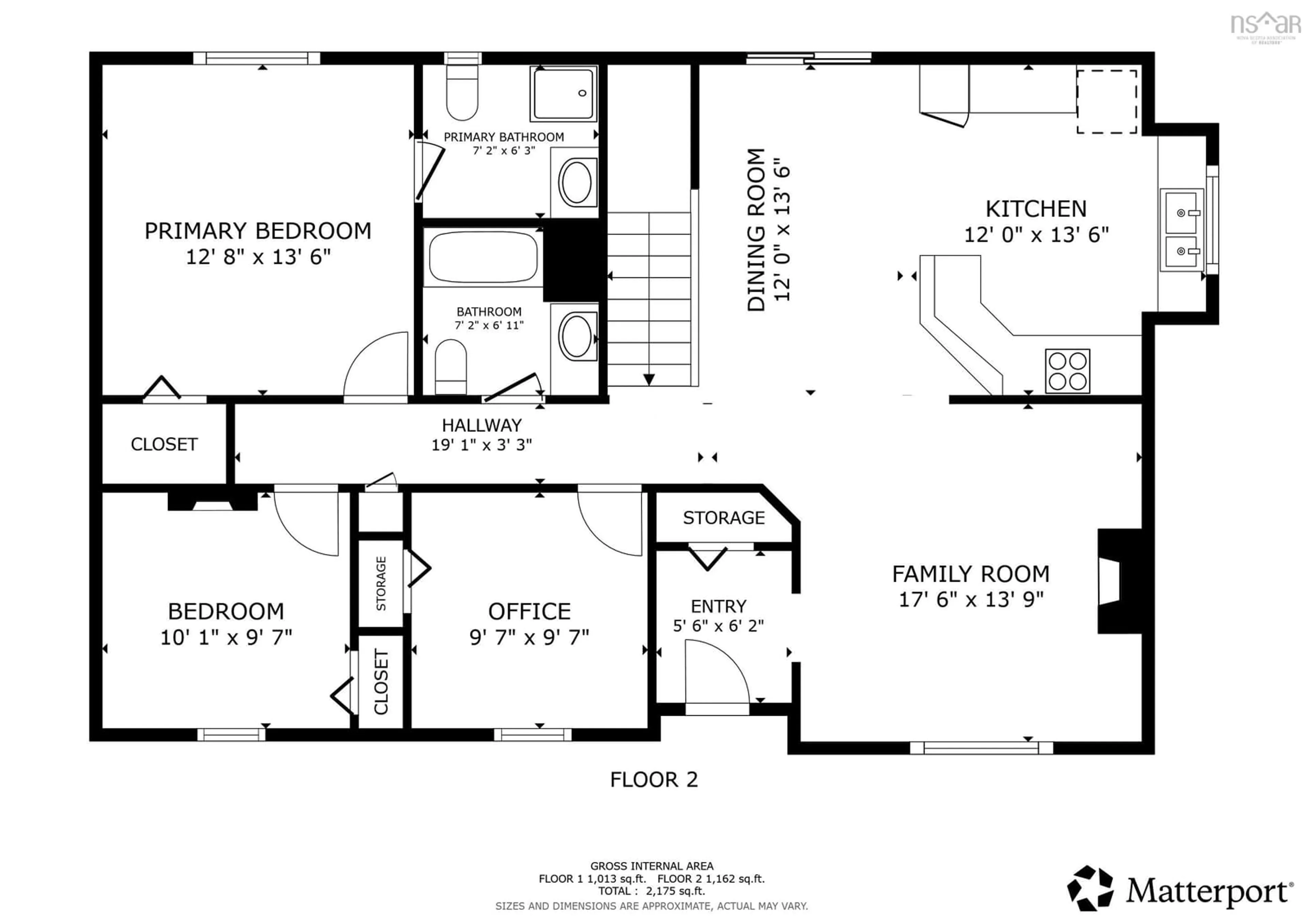 Floor plan for 9 Fleming Ave, Amherst Nova Scotia B4H 0C3