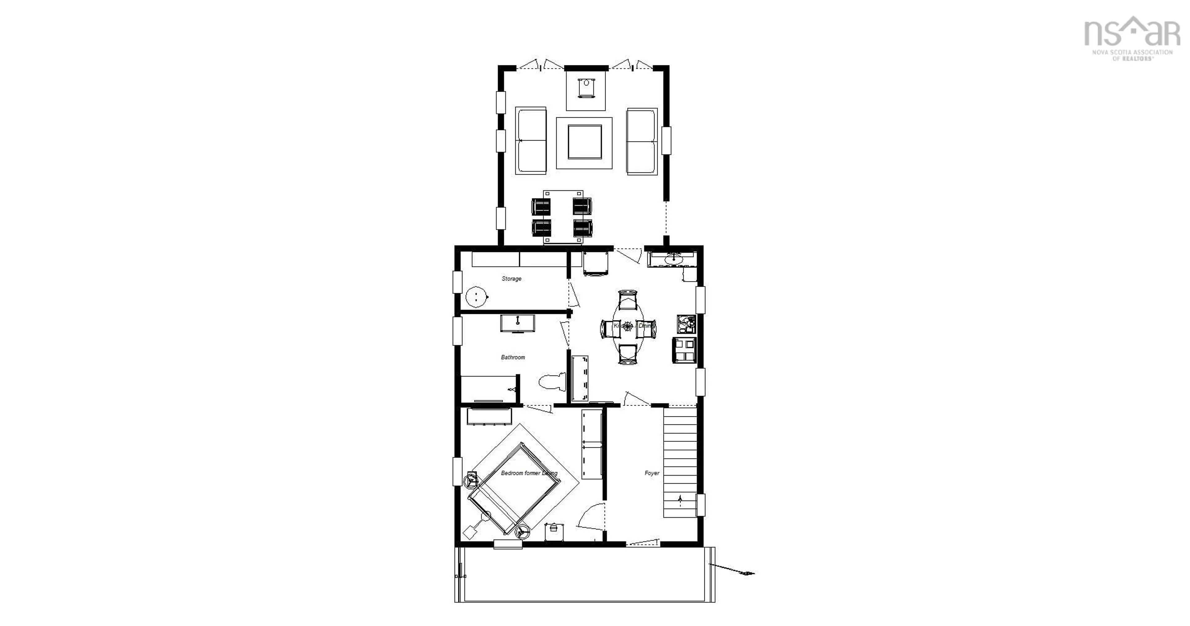 Floor plan for 27 Flat Hill Roads, Broad Cove Nova Scotia B0J 2H0