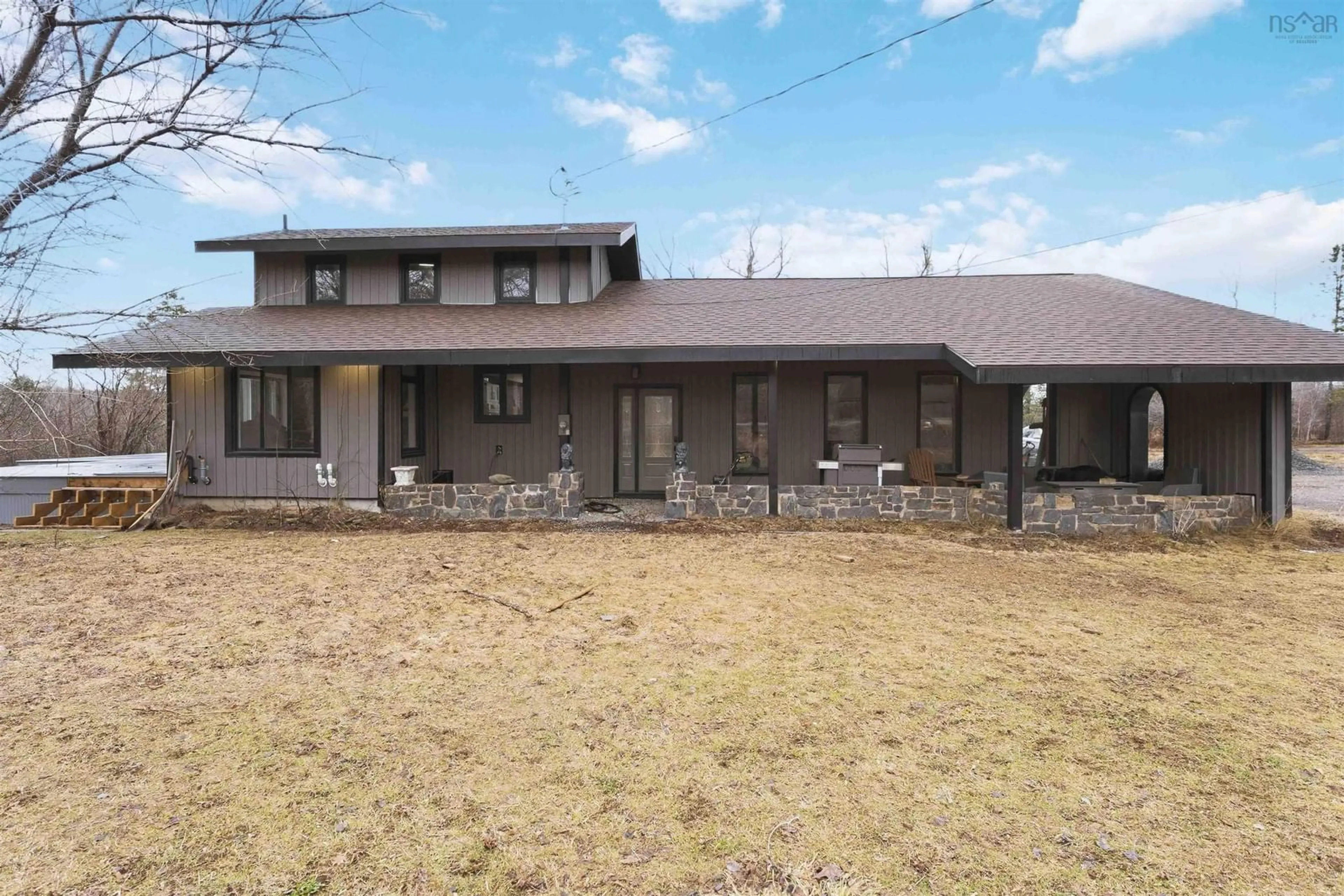 A pic from outside/outdoor area/front of a property/back of a property/a pic from drone, unknown for 319 Brow Of Mountain Rd, Centreville Nova Scotia B0P 1J0