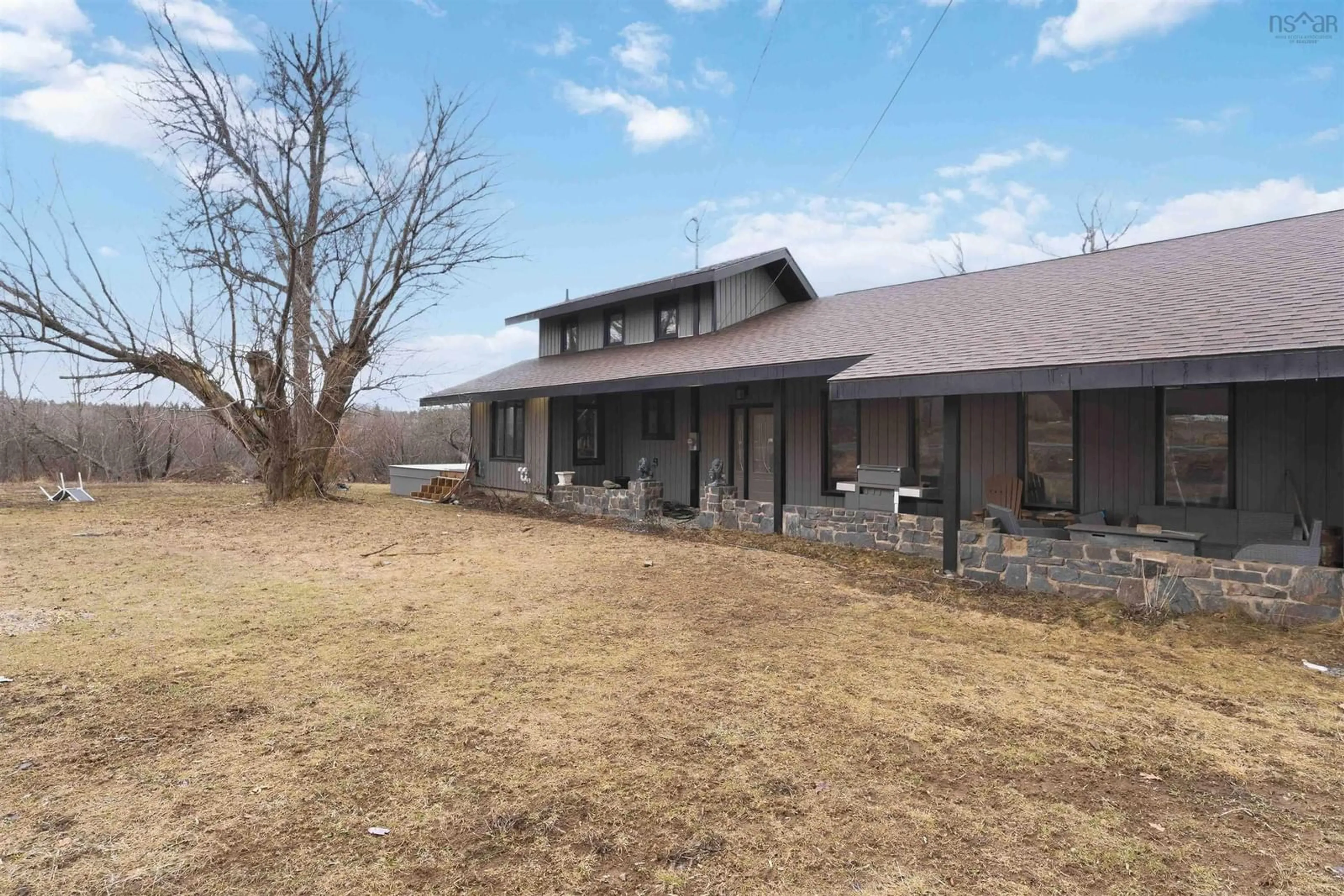 A pic from outside/outdoor area/front of a property/back of a property/a pic from drone, unknown for 319 Brow Of Mountain Rd, Centreville Nova Scotia B0P 1J0