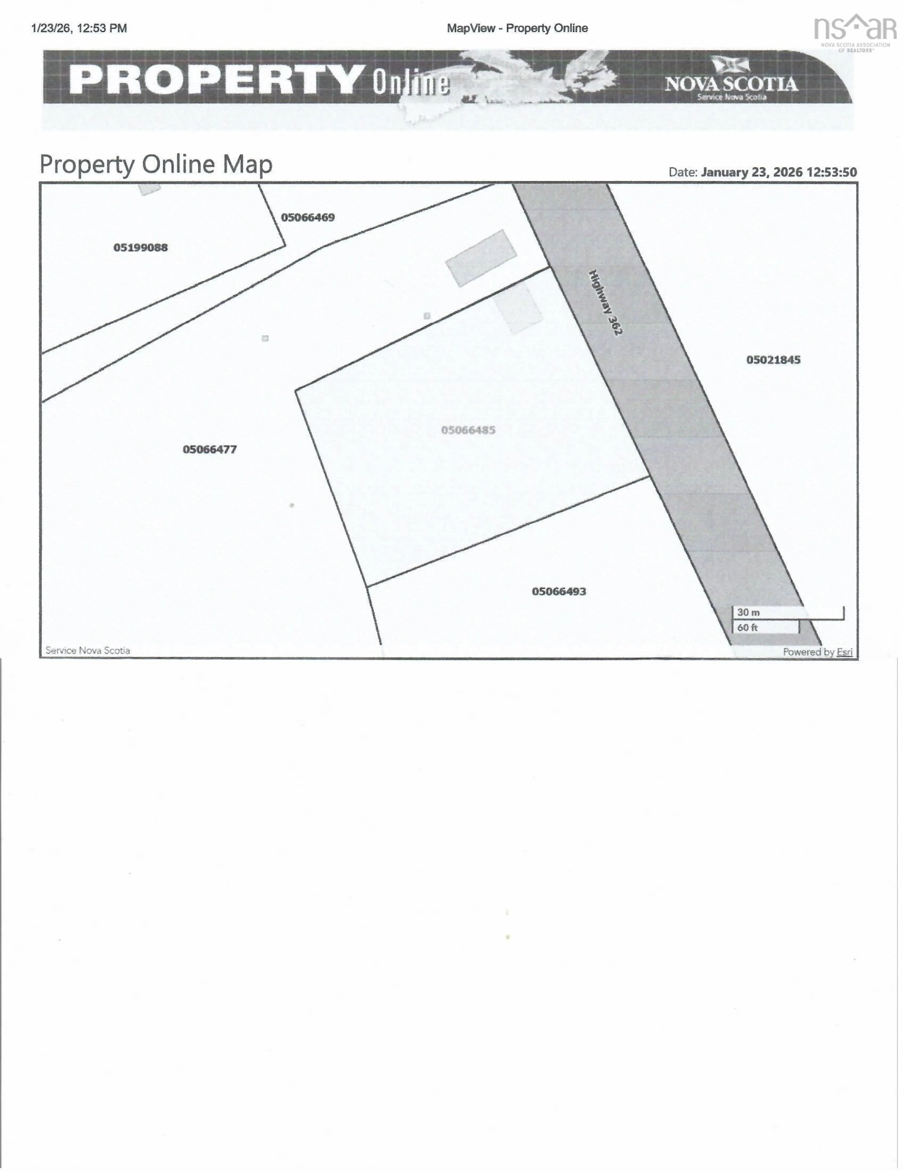 Floor plan for 1565 Highway 362, Victoria Vale Nova Scotia B0S 1P0