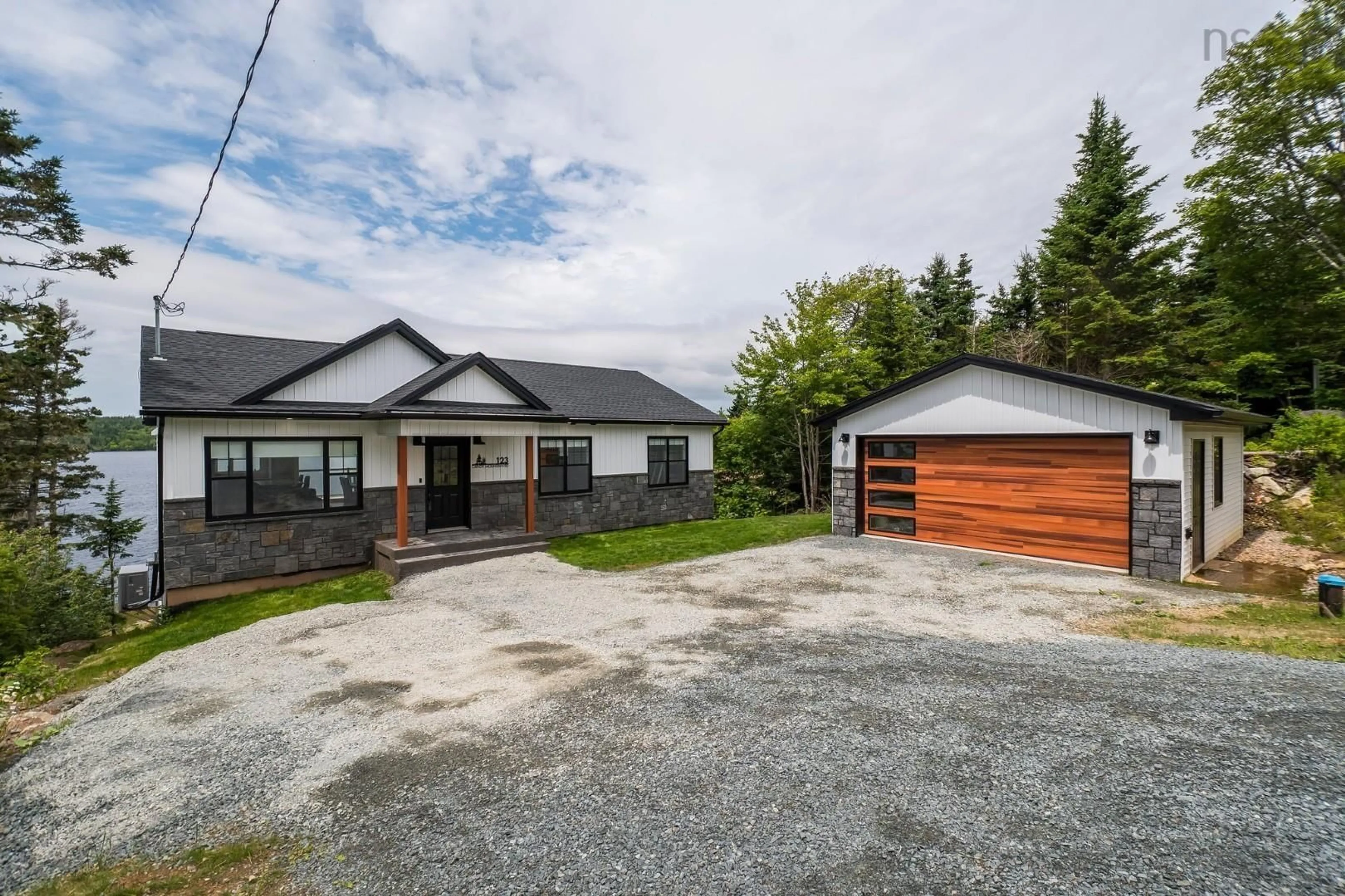 A pic from outside/outdoor area/front of a property/back of a property/a pic from drone, street for 123 Candy Mountain Rd, Mineville Nova Scotia B2Z 1K4