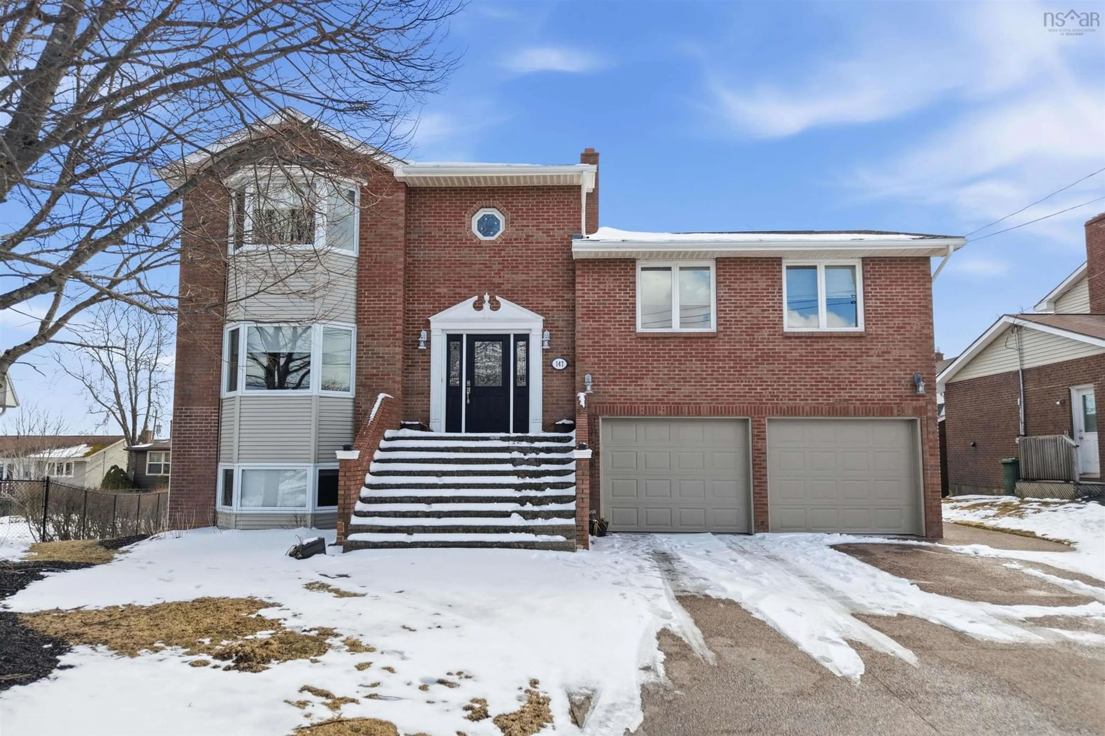 Home with brick exterior material, street for 147 Flagstone Dr, Colby Nova Scotia B2V 1Z7