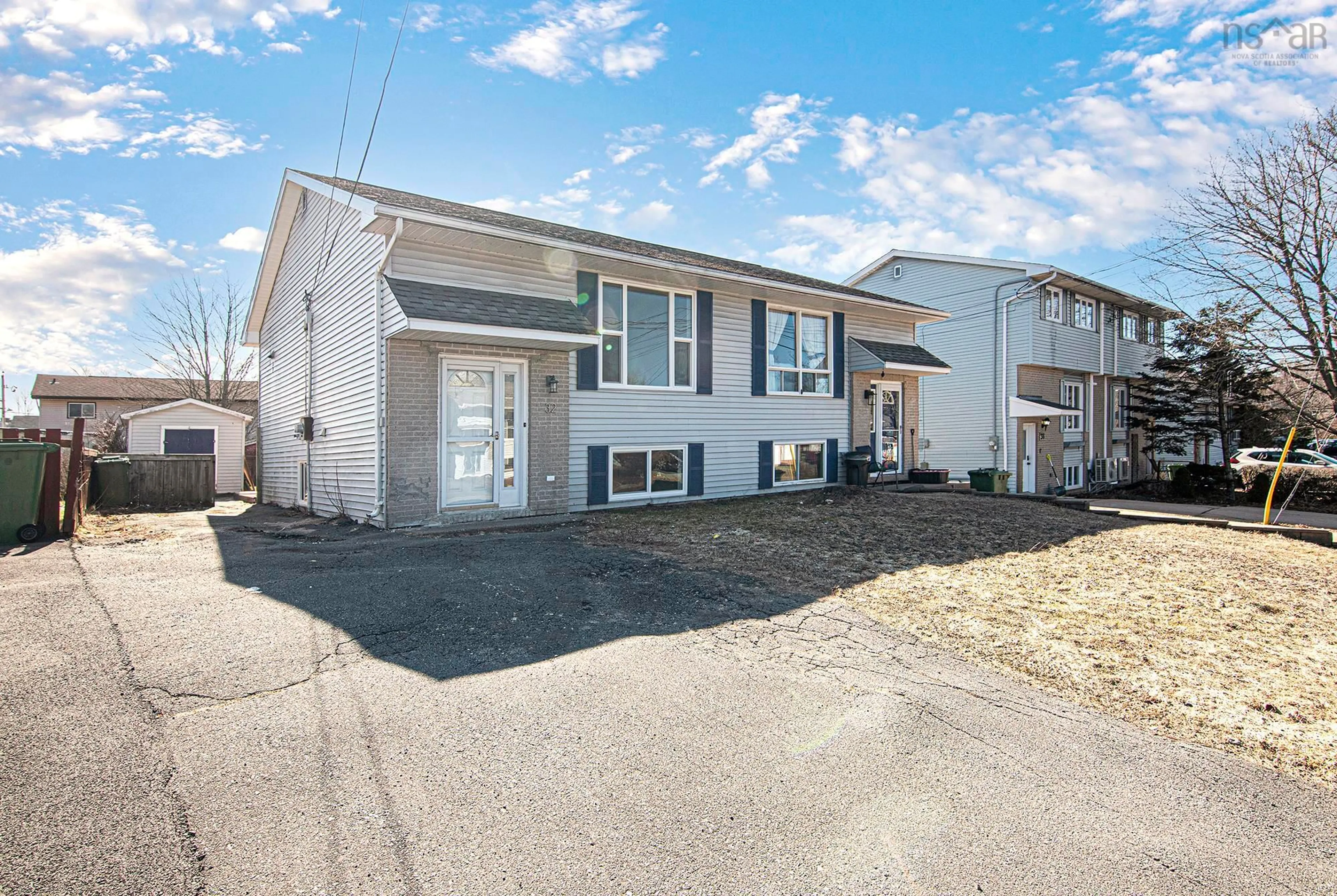 Home with vinyl exterior material, street for 32 Contessa Crt, Lower Sackville Nova Scotia B4C 3W3