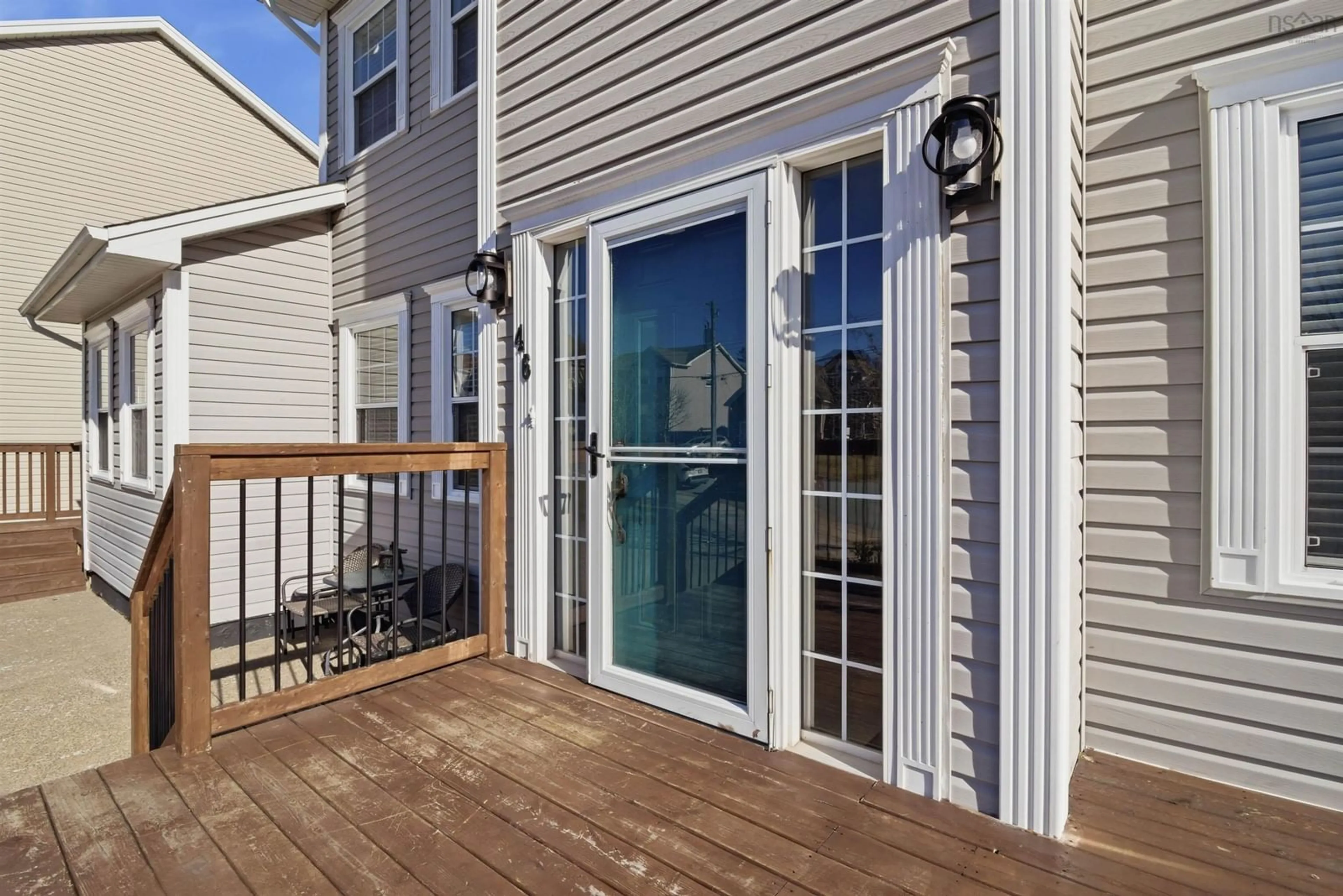Patio, street for 46 Rockpoint Crt, Bedford Nova Scotia B4A 4M3