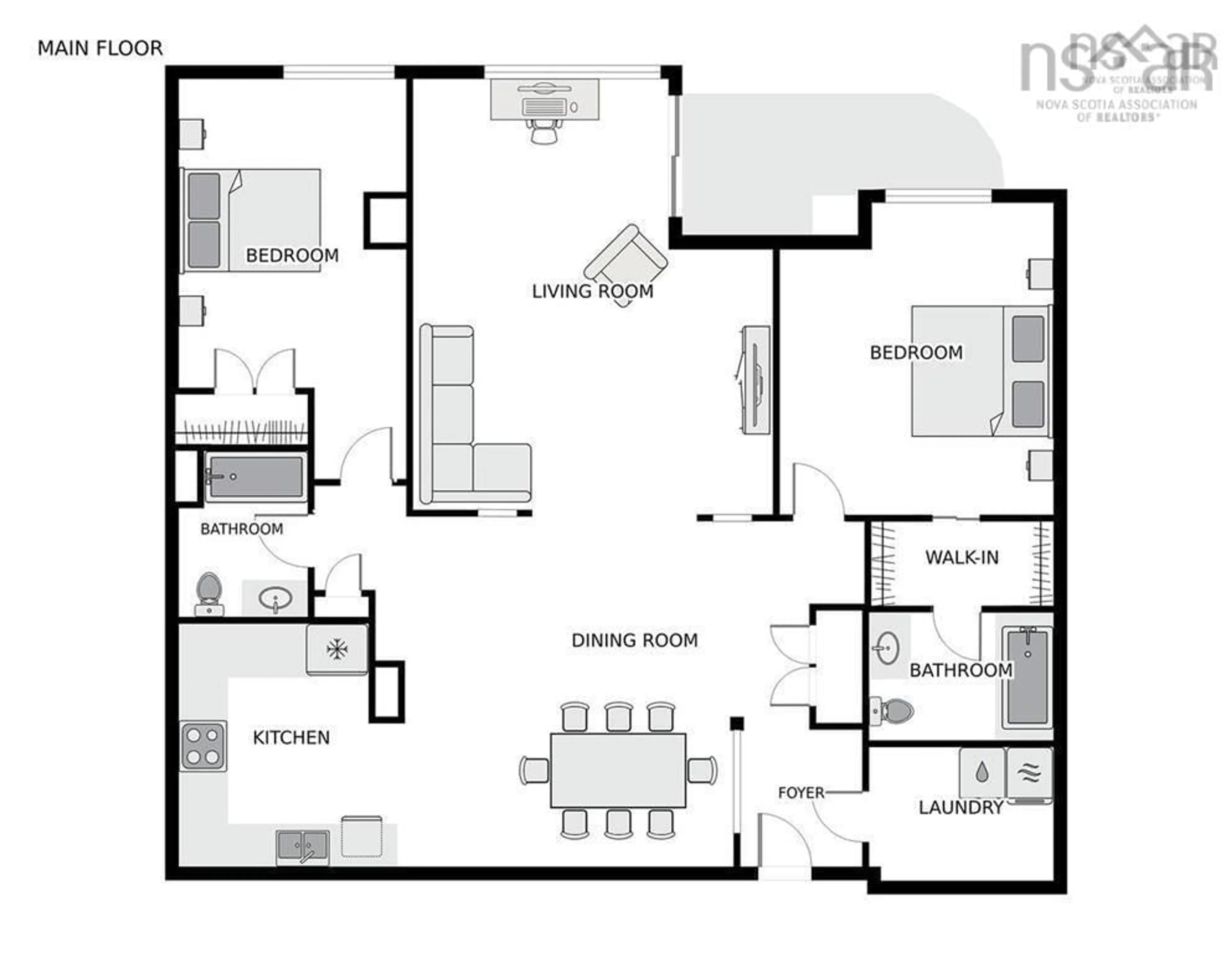 Floor plan for 53 Bedros Lane #506, Halifax Nova Scotia B3M 4X4